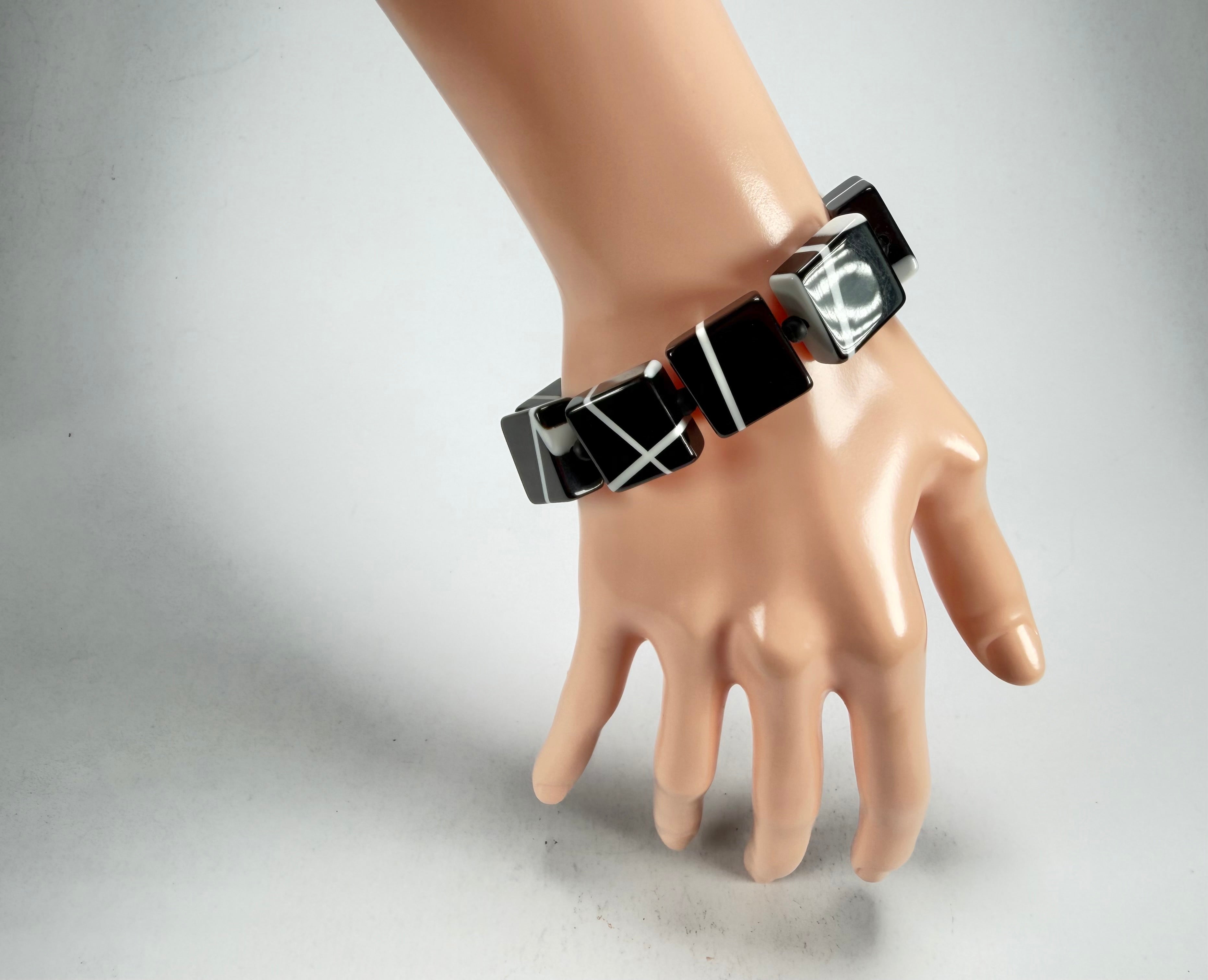 Sobral - Street "Atelie" Black Resin Bracelet ( 004706 )