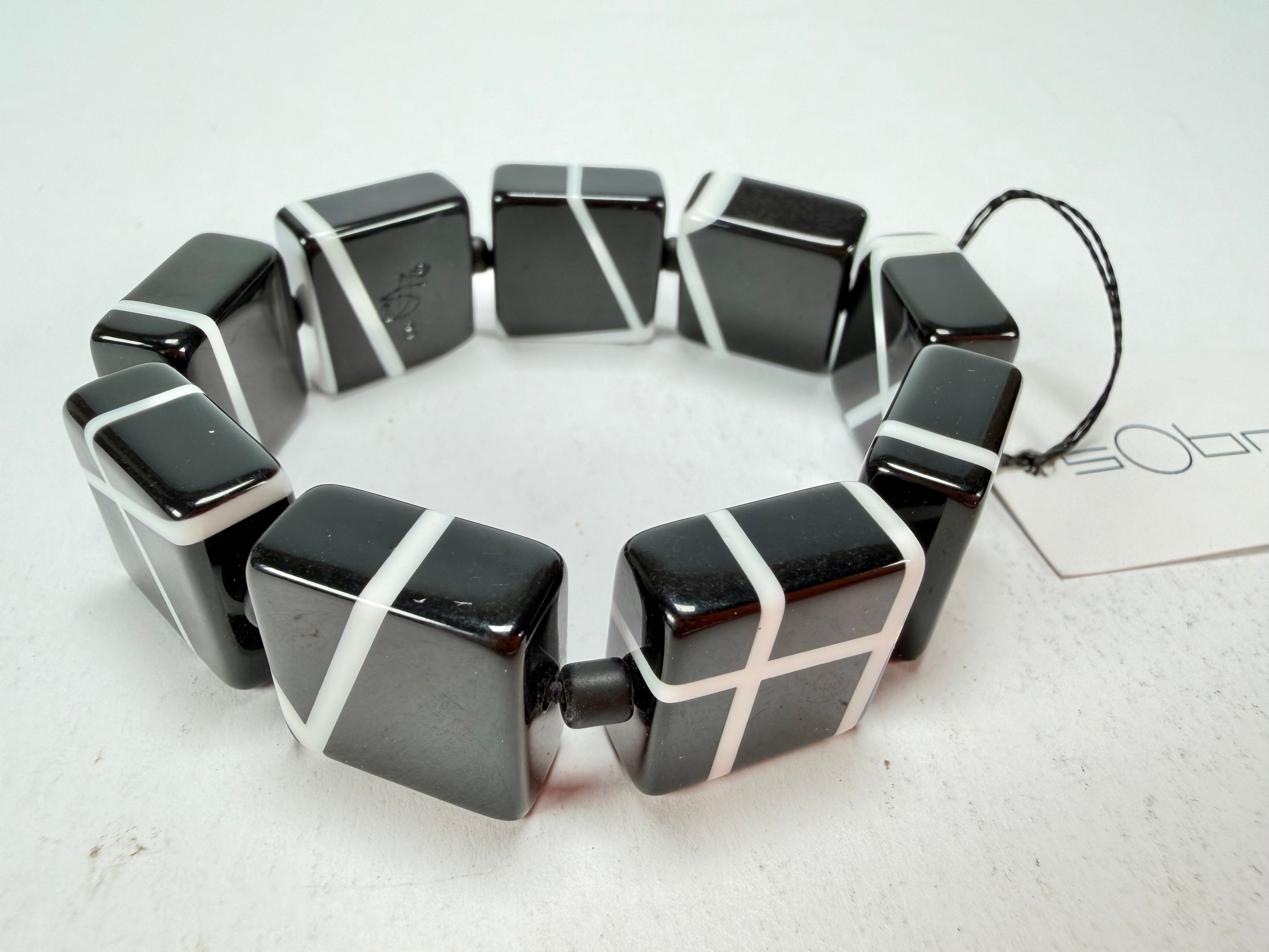 Sobral - Street "Atelie" Black Resin Bracelet ( 004706 )