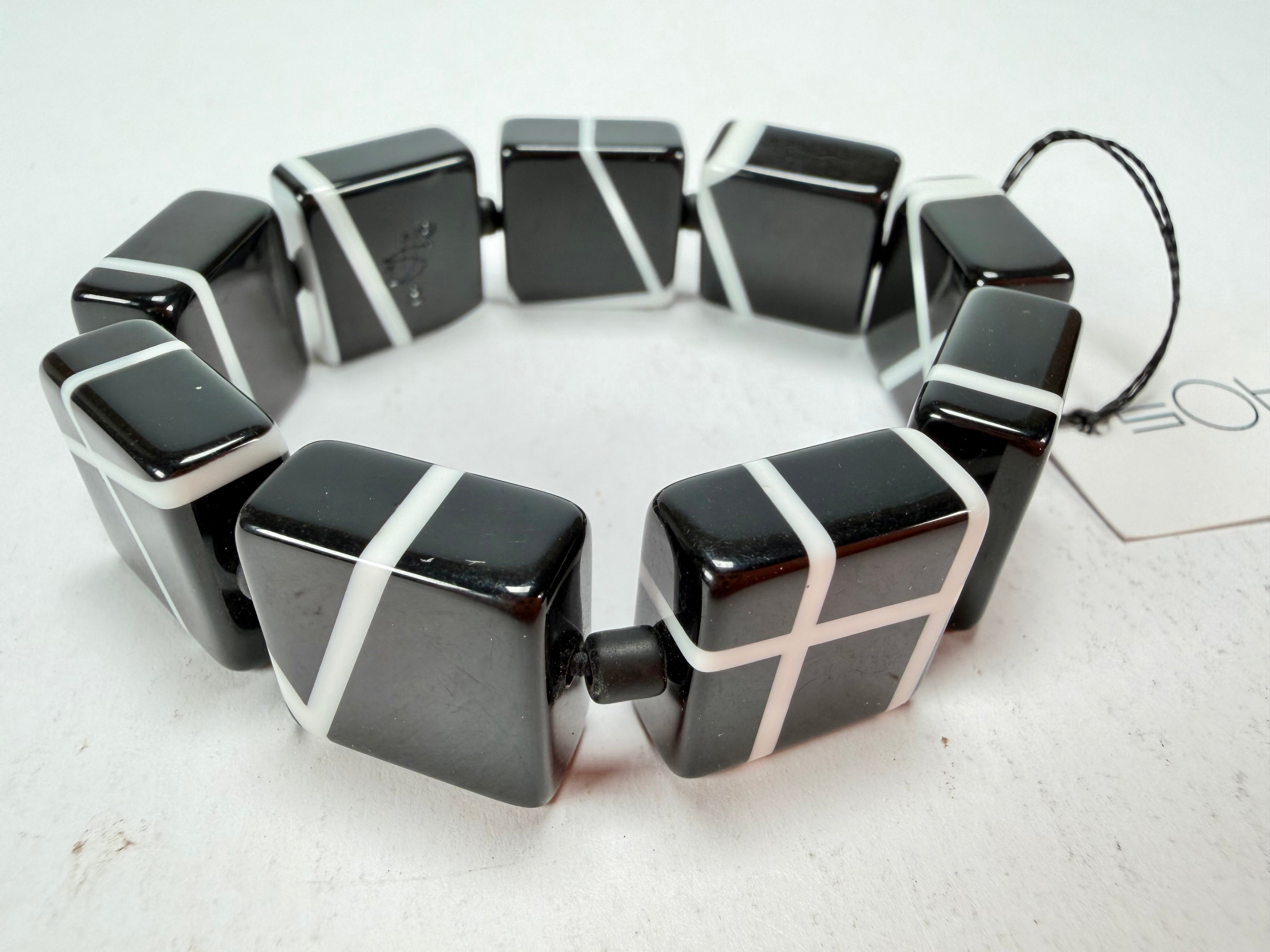 Sobral - Street "Atelie" Black Resin Bracelet ( 004706 )