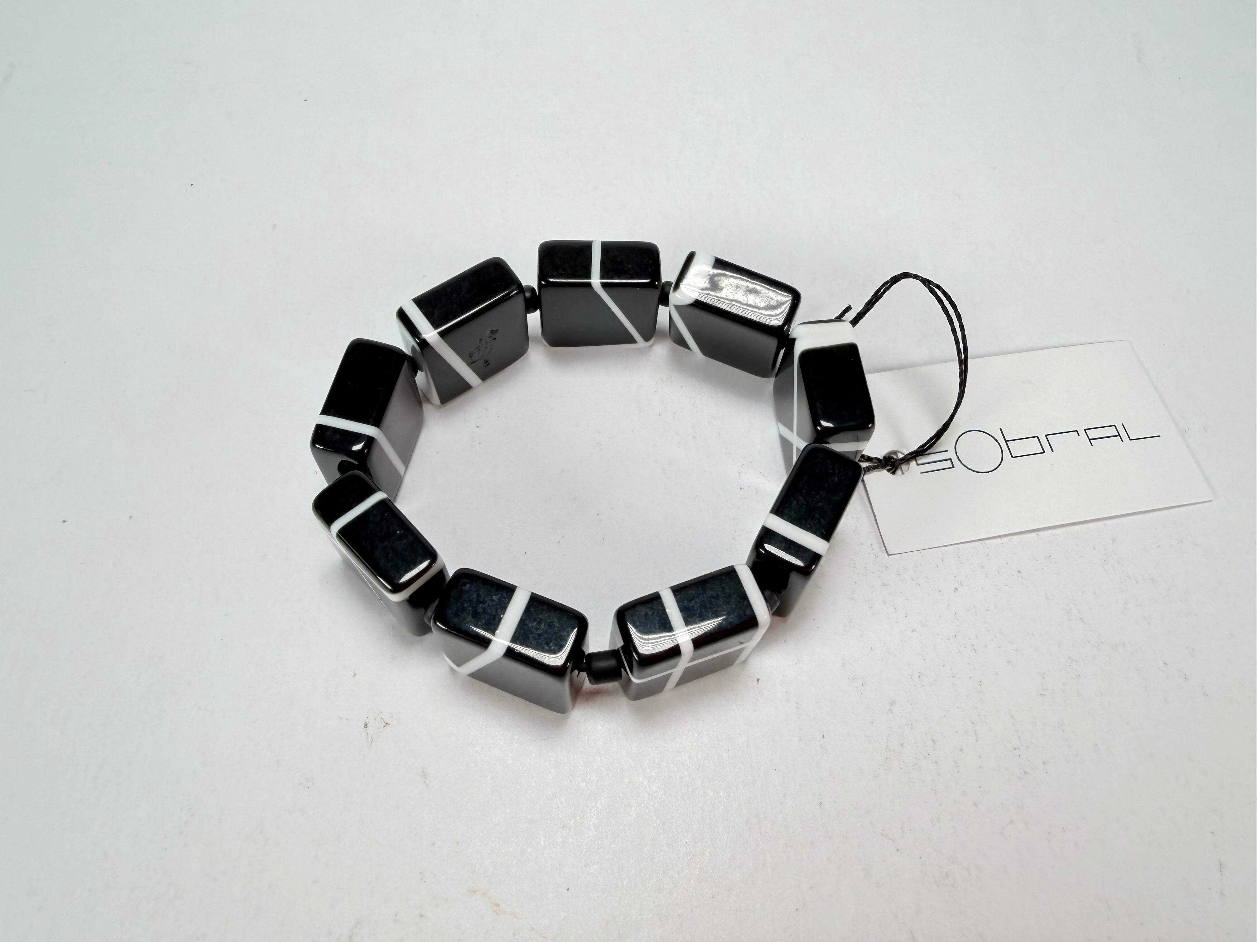 Sobral - Street "Atelie" Black Resin Bracelet ( 004706 )