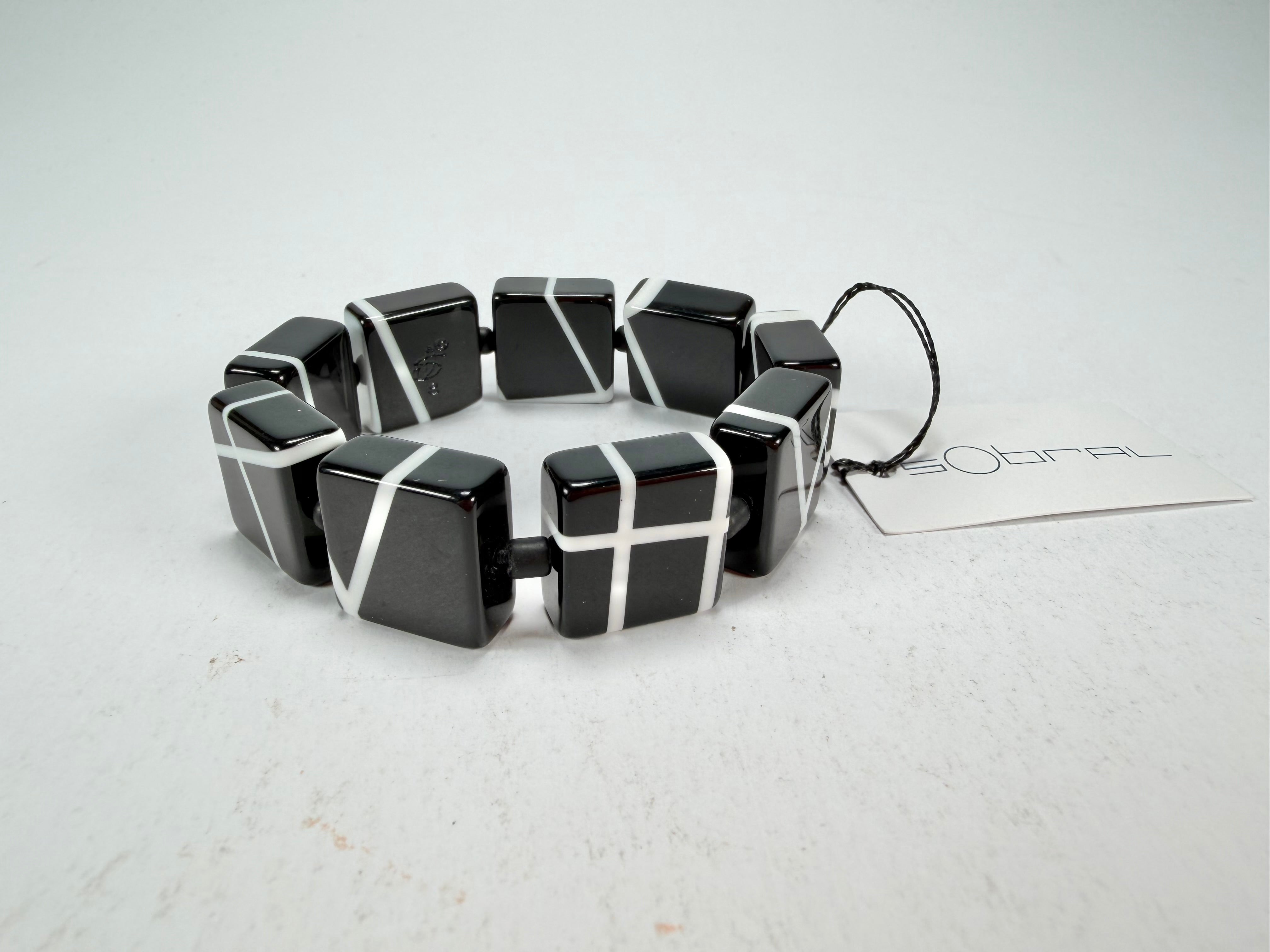 Sobral - Street "Atelie" Black Resin Bracelet ( 004706 )