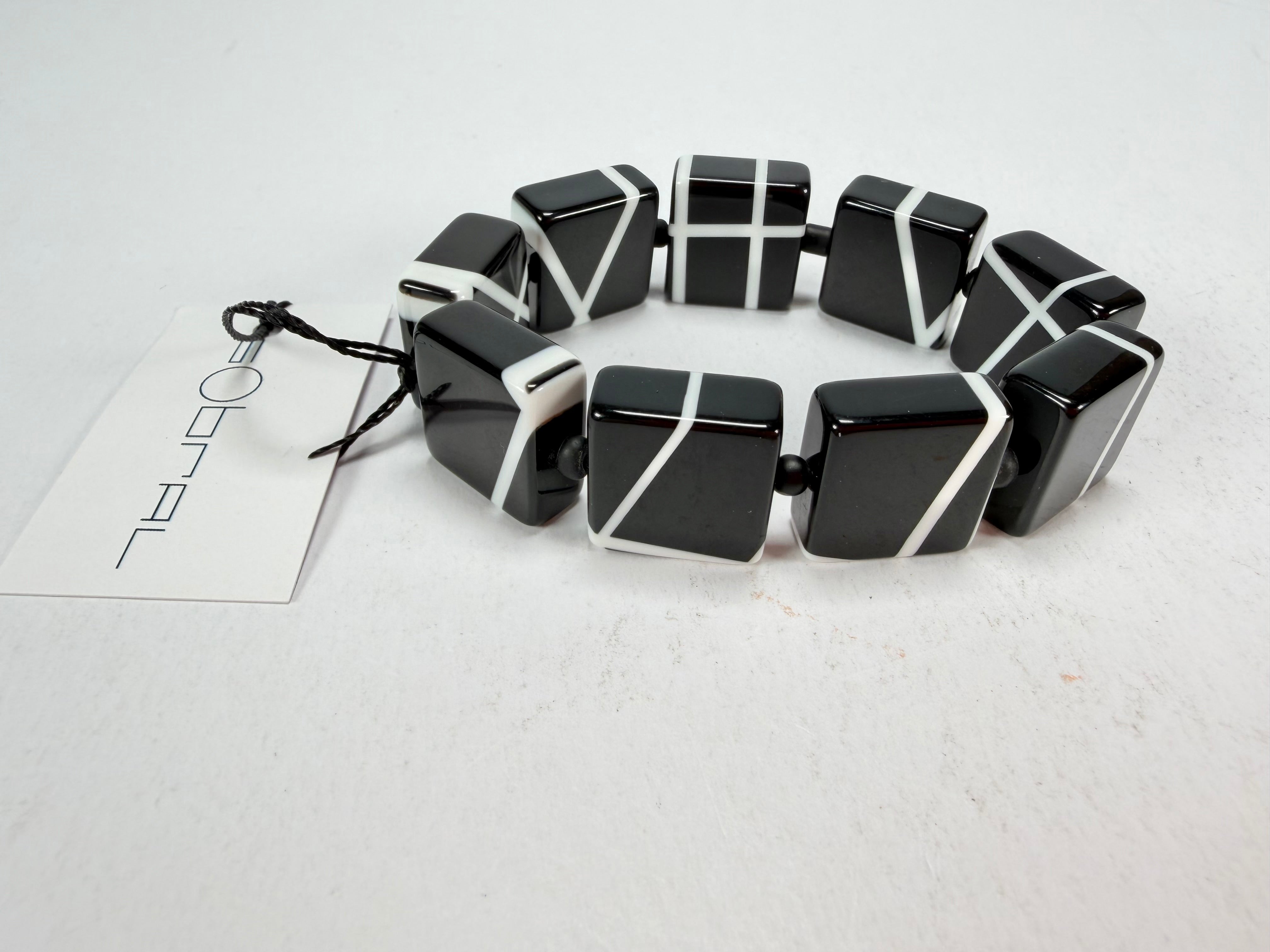 Sobral - Street "Atelie" Black Resin Bracelet ( 004706 )