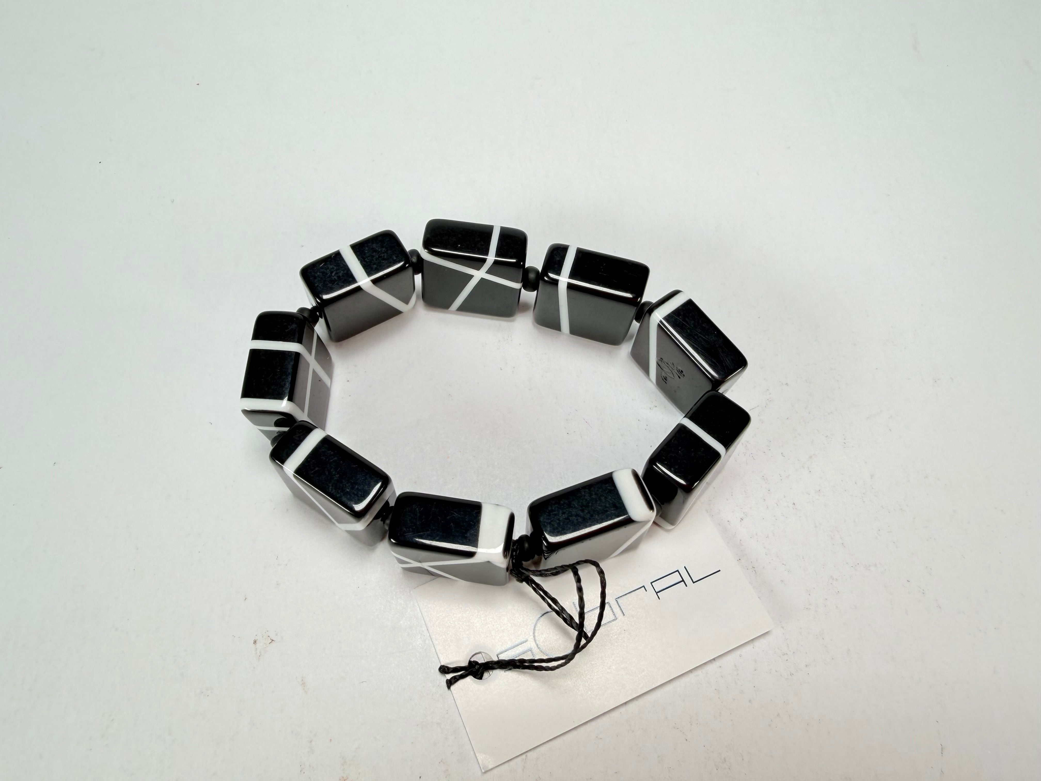 Sobral - Street "Atelie" Black Resin Bracelet ( 004706 )