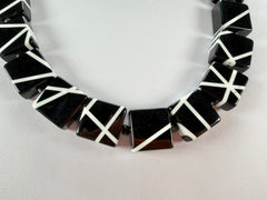 Sobral - Street "Catedral" Black Resin Necklace ( 004311 )