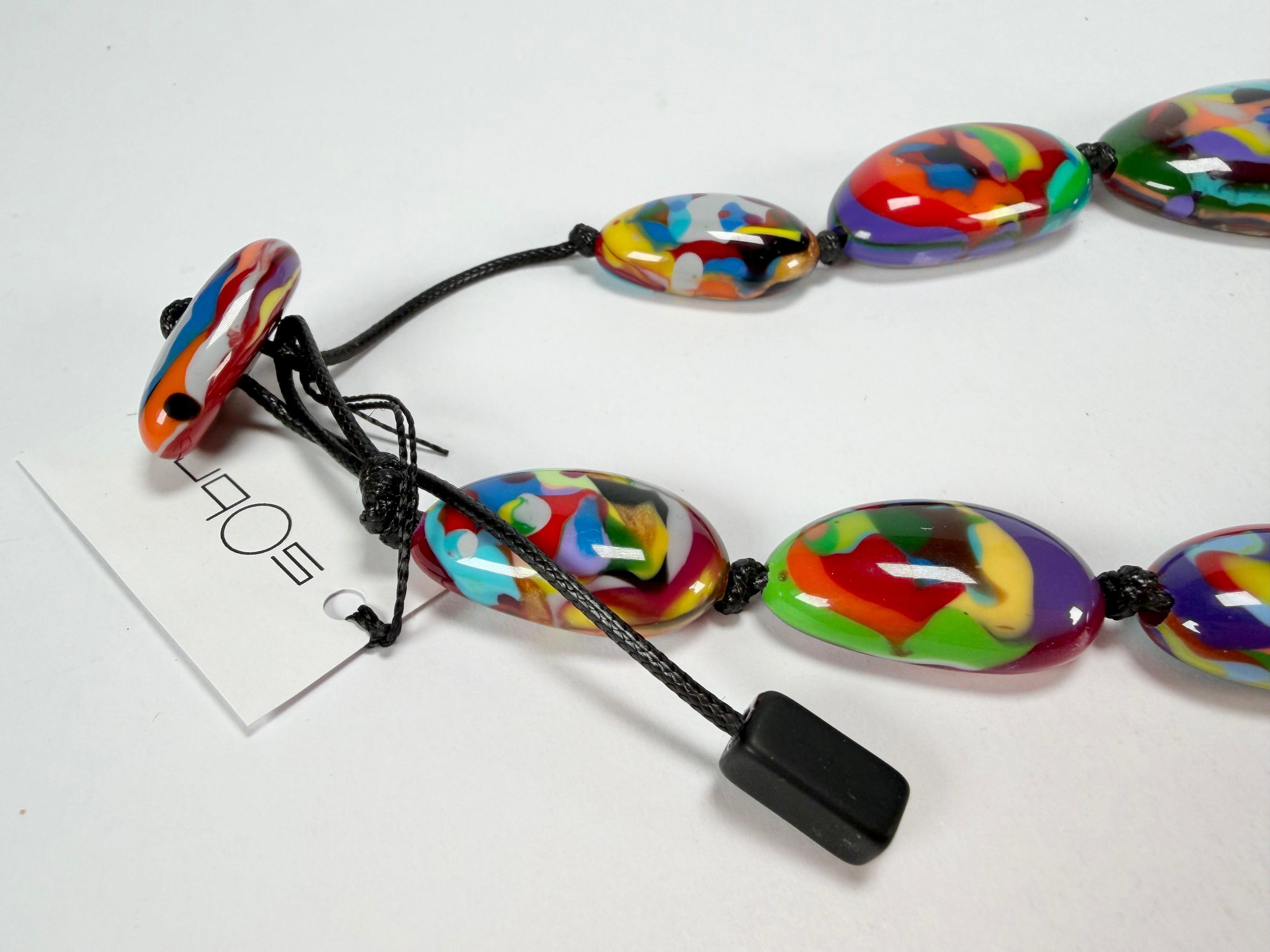 Sobral - Multi-Colour "Gabriele K" Resin Necklace ( 003616 )