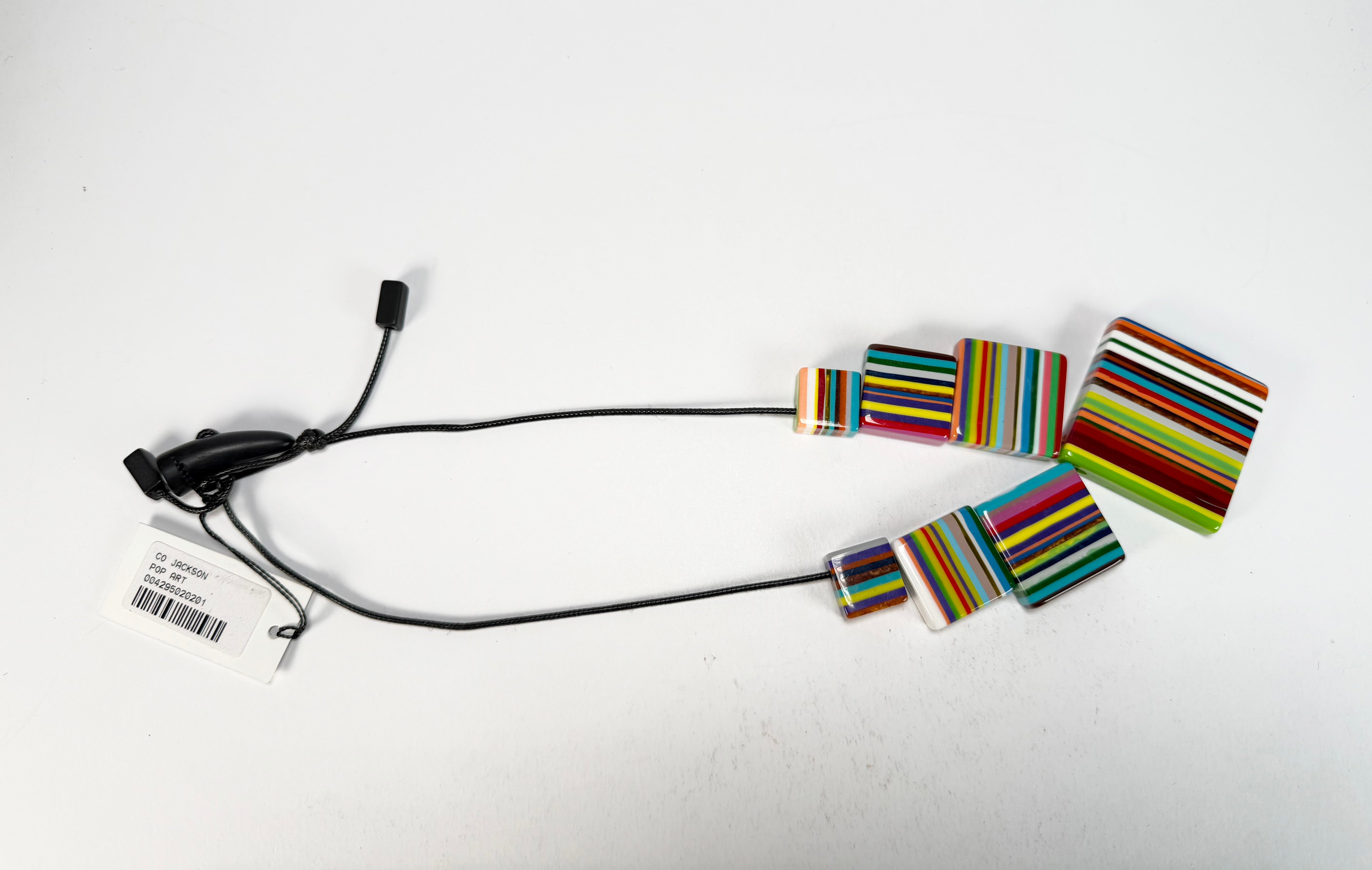 Sobral - Pop Art "Jackson" Resin Necklace ( 004295 )