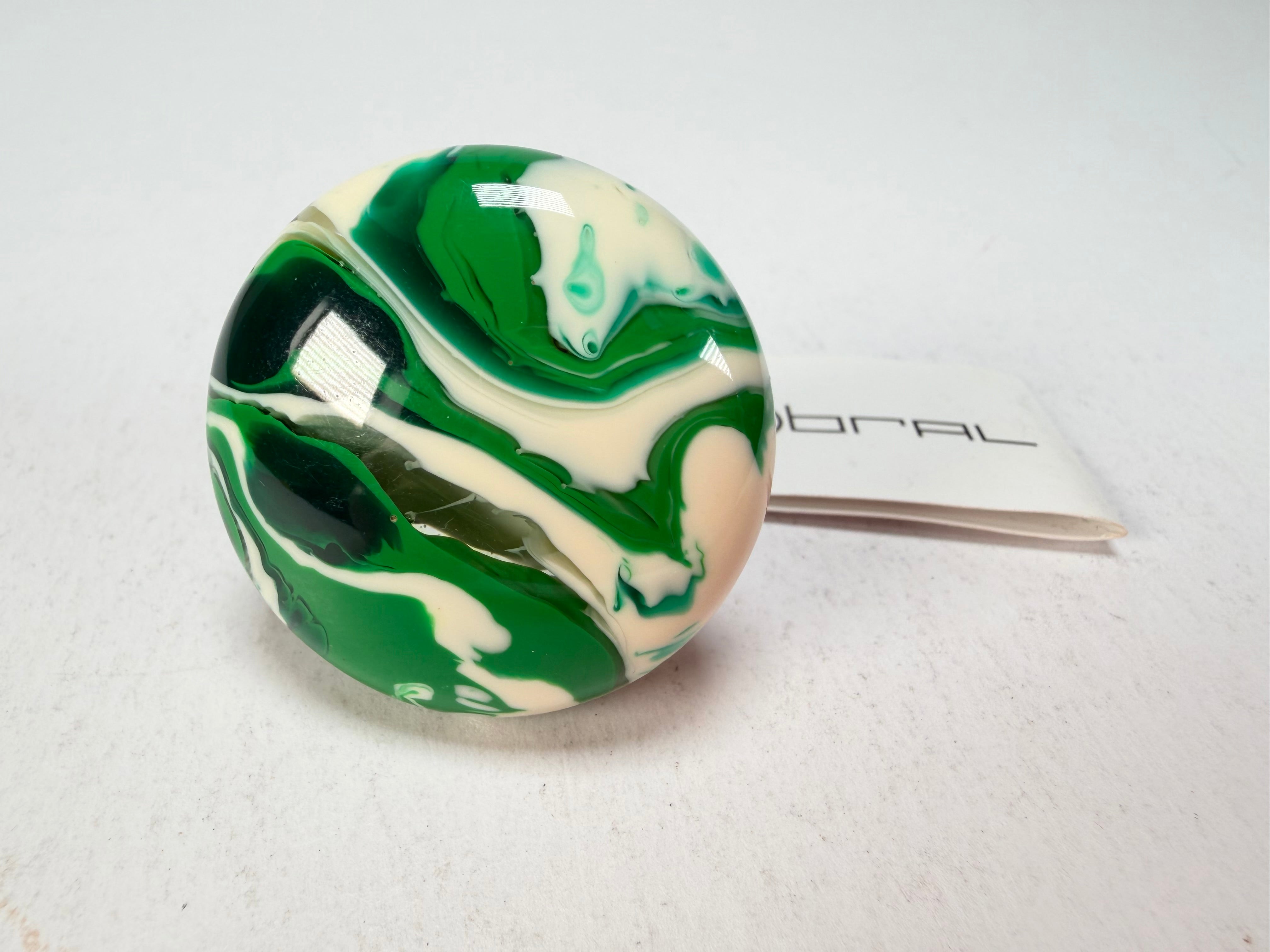 Sobral - Onda Verde "Onda Circle" Green Resin Ring ( 005324 ) - Size UK Q / US 8