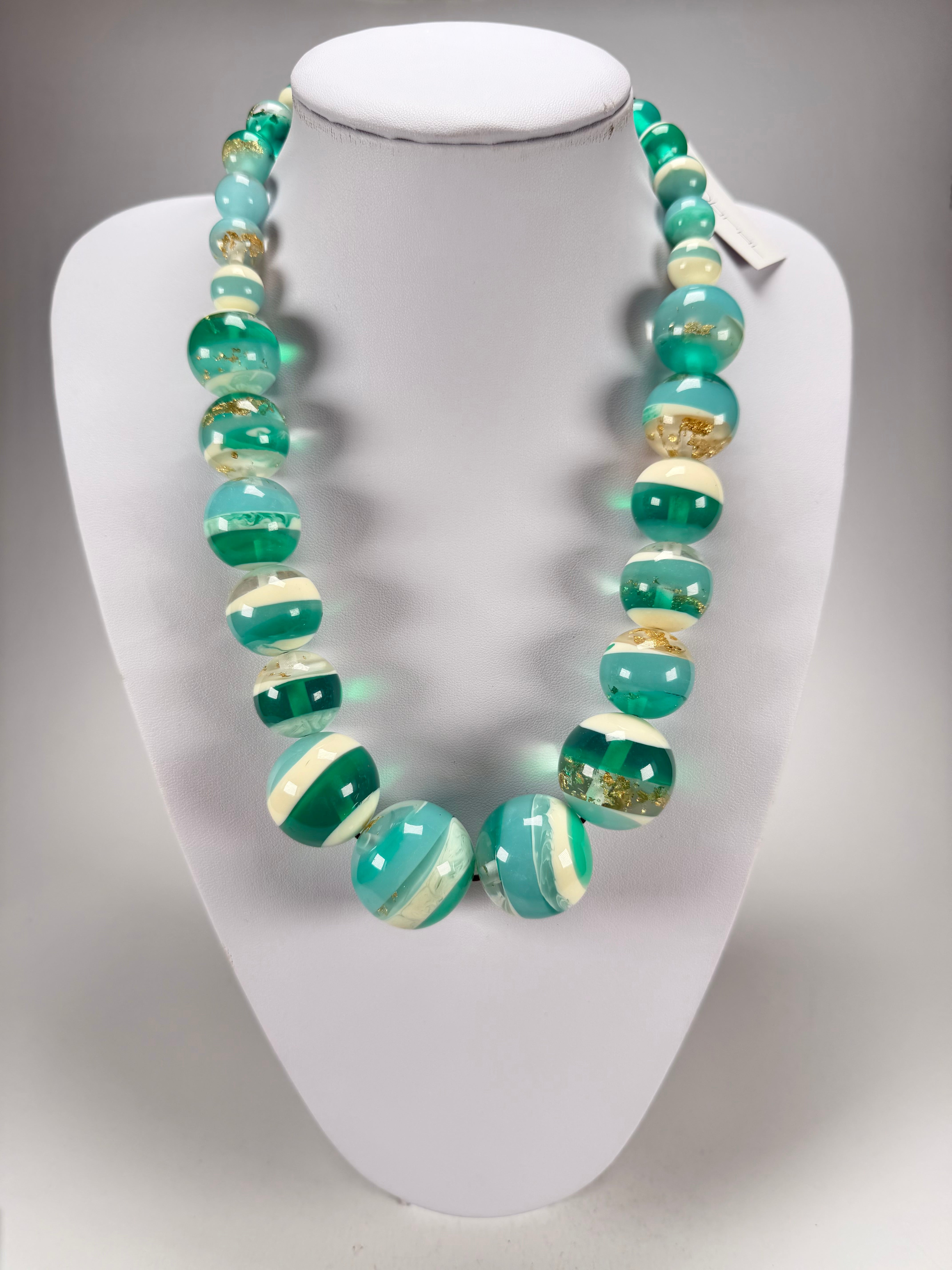 Sobral - Planets "Jupiter" Neptune Resin Necklace ( 005453 )