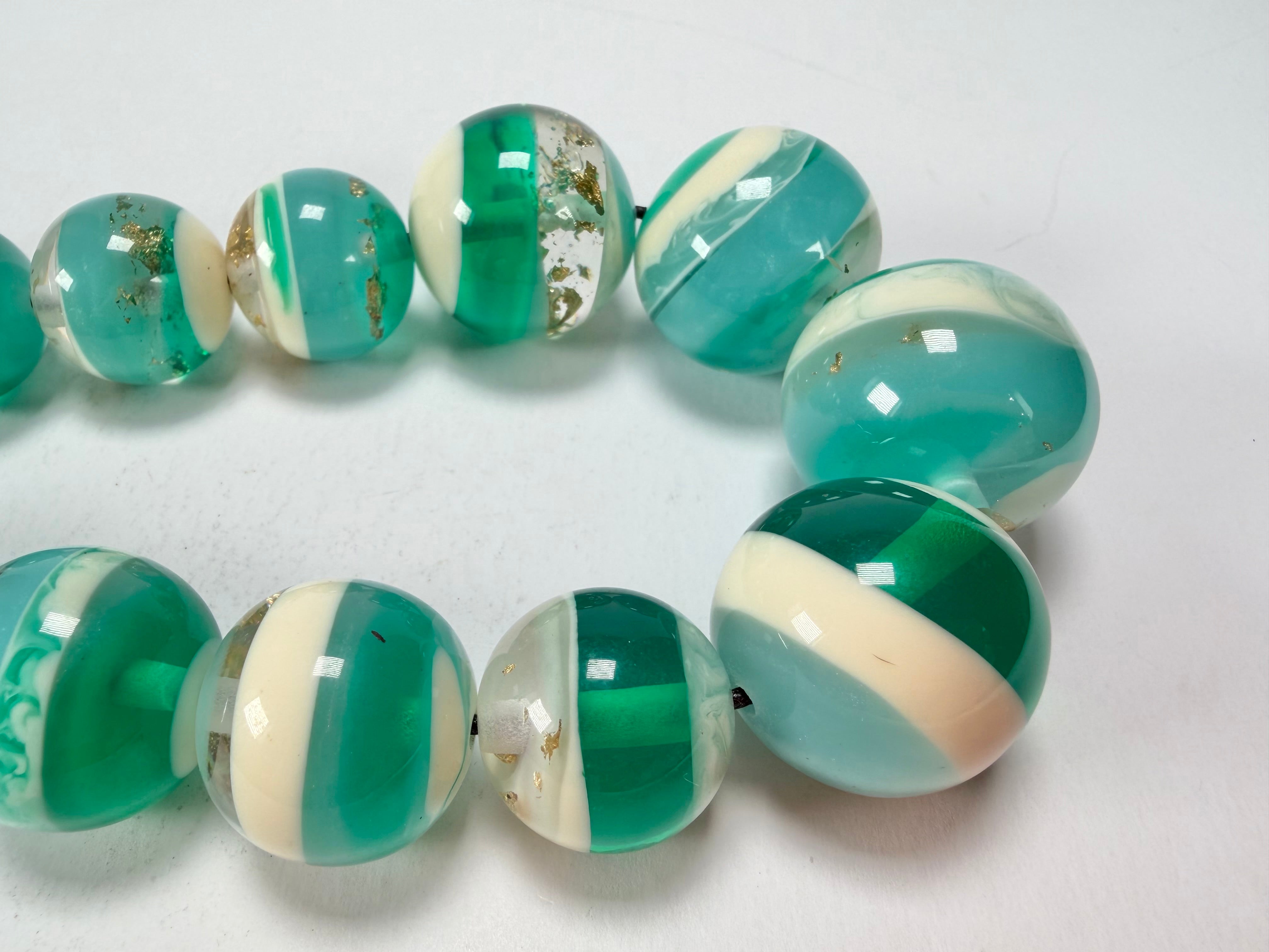 Sobral - Planets "Jupiter" Neptune Resin Necklace ( 005453 )
