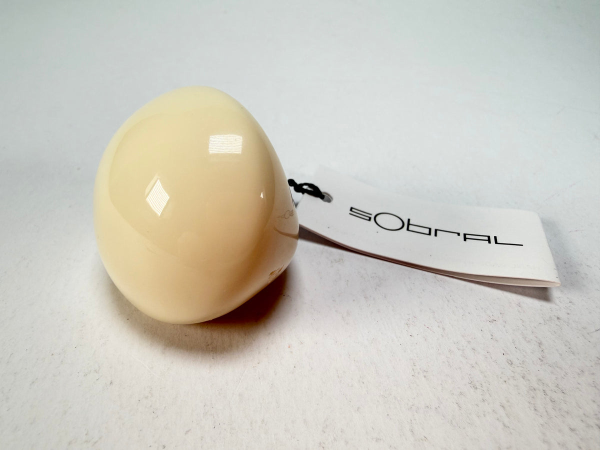 Sobral - Mix 2023 "Sintonia" Marfim Cream Resin Ring ( 003598 ) - Size UK M / US 6