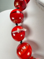 Sobral - Planets "Mars" Studio Creation Resin Necklace ( 000000 )