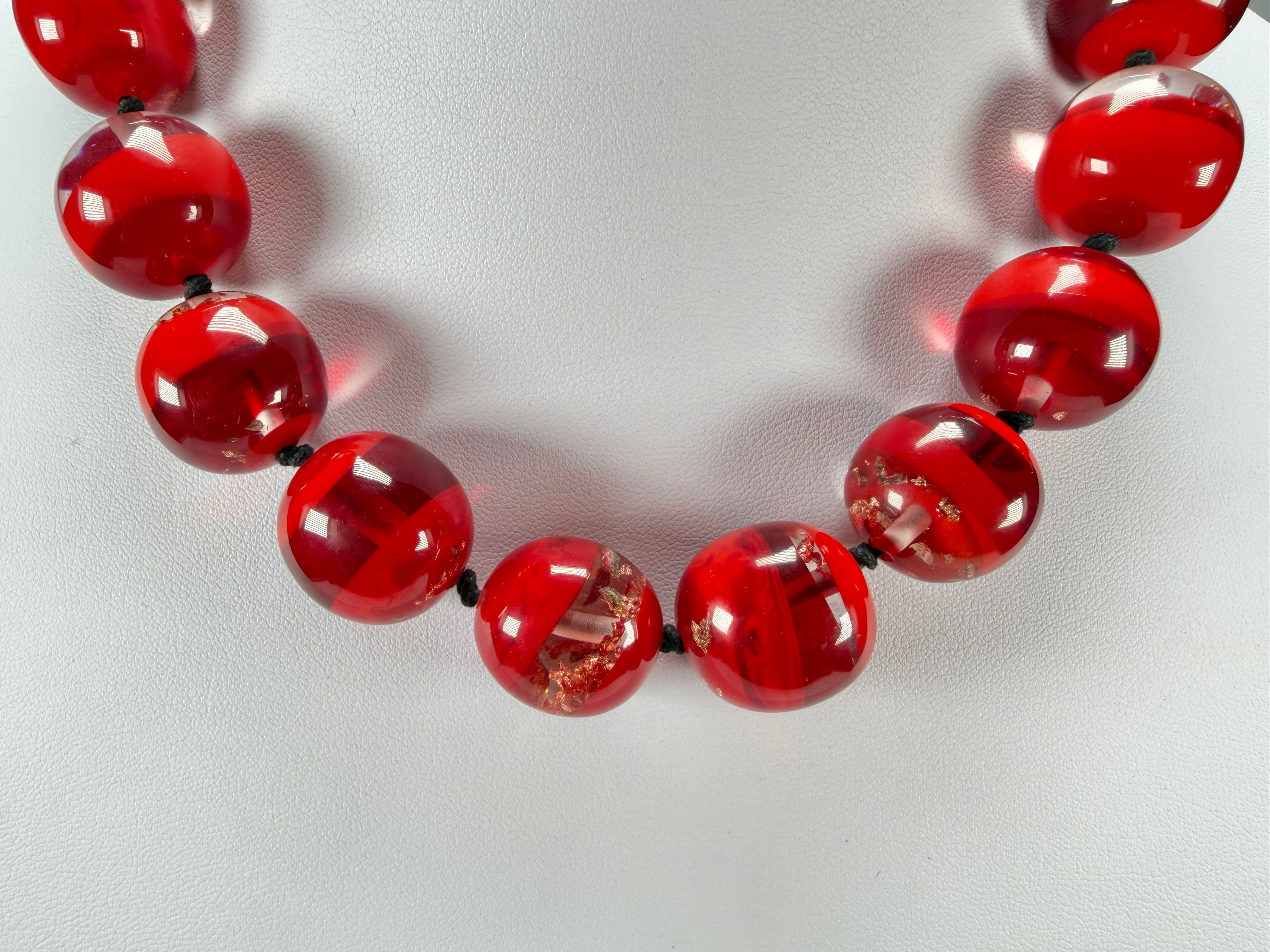 Sobral - Planets "Mars" Studio Creation Resin Necklace ( 000000 )