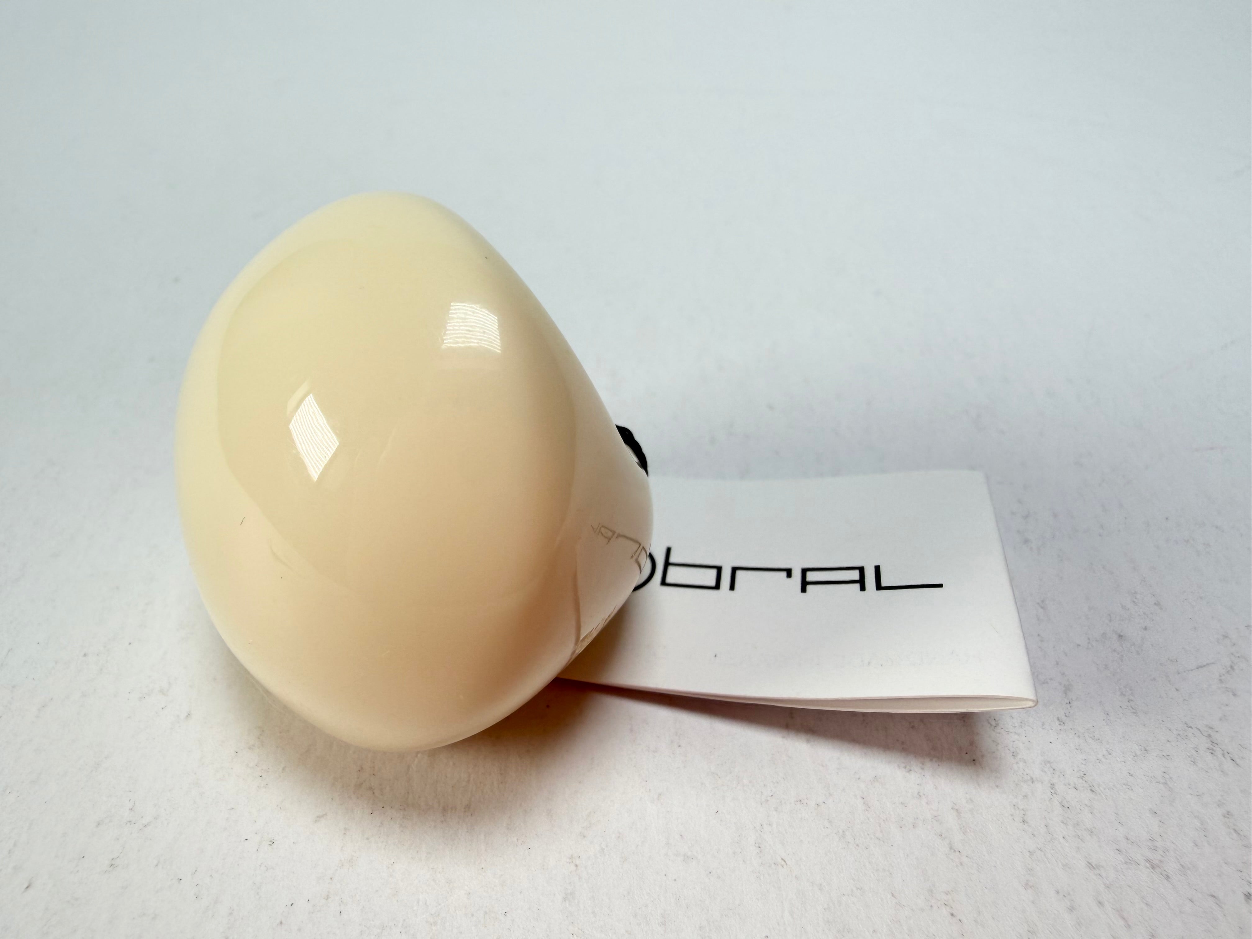 Sobral - Mix 2023 "Sintonia" Marfim Cream Resin Ring ( 003598 ) - Size UK M / US 6