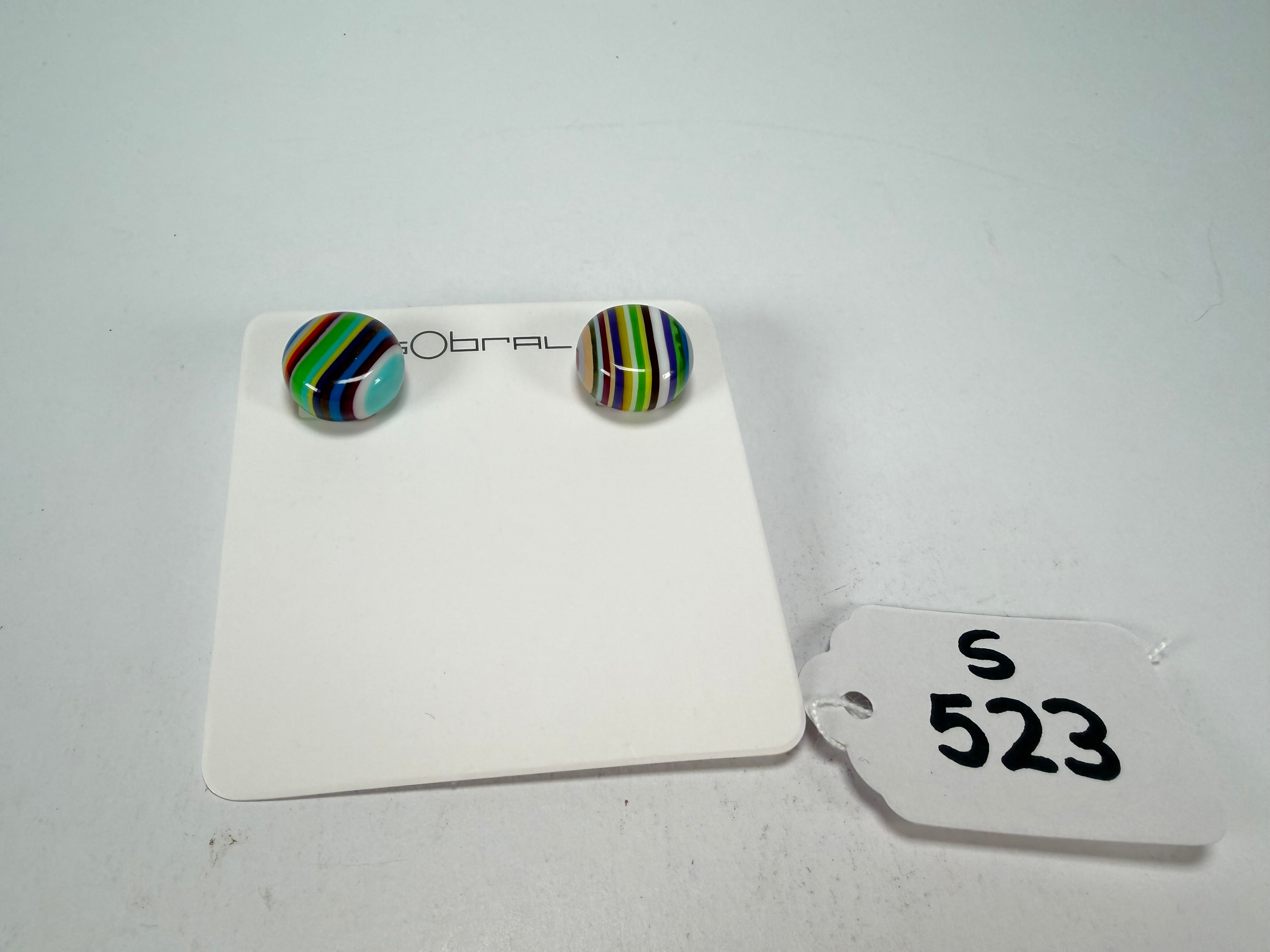 Sobral - Pop Art "Dots" Resin Earrings ( 005355 )