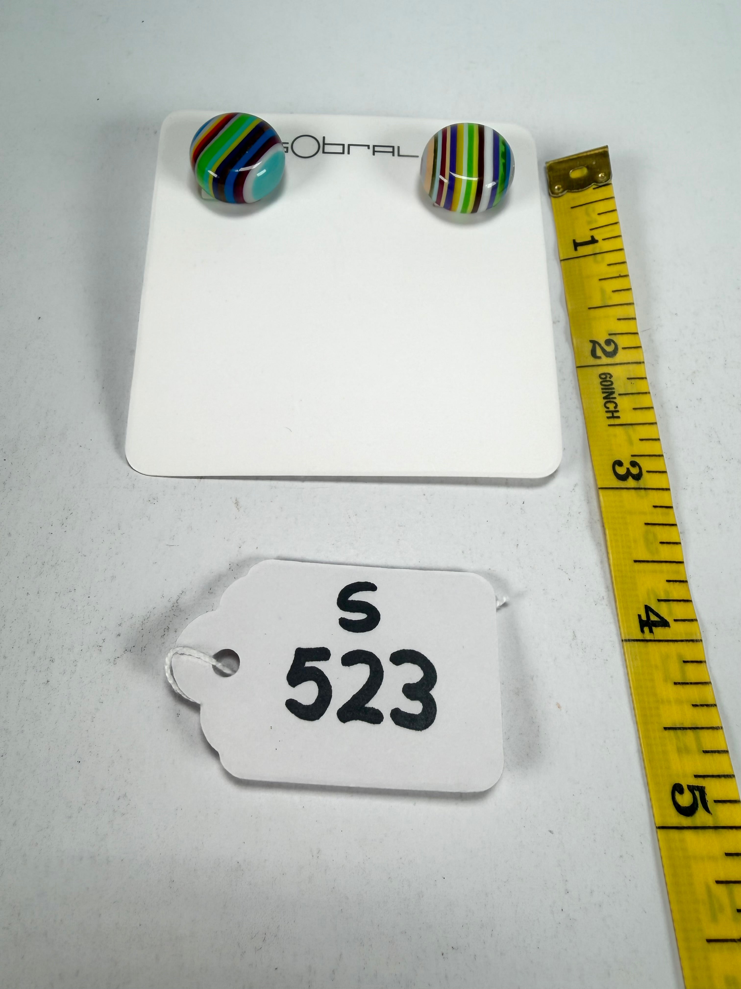 Sobral - Pop Art "Dots" Resin Earrings ( 005355 )