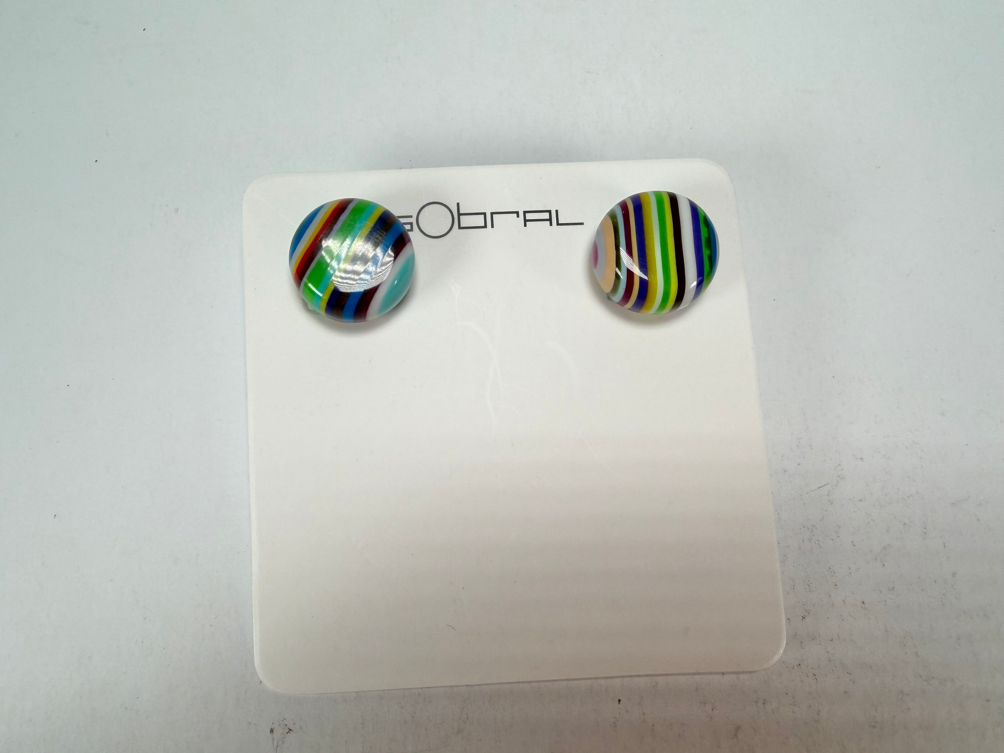 Sobral - Pop Art "Dots" Resin Earrings ( 005355 )