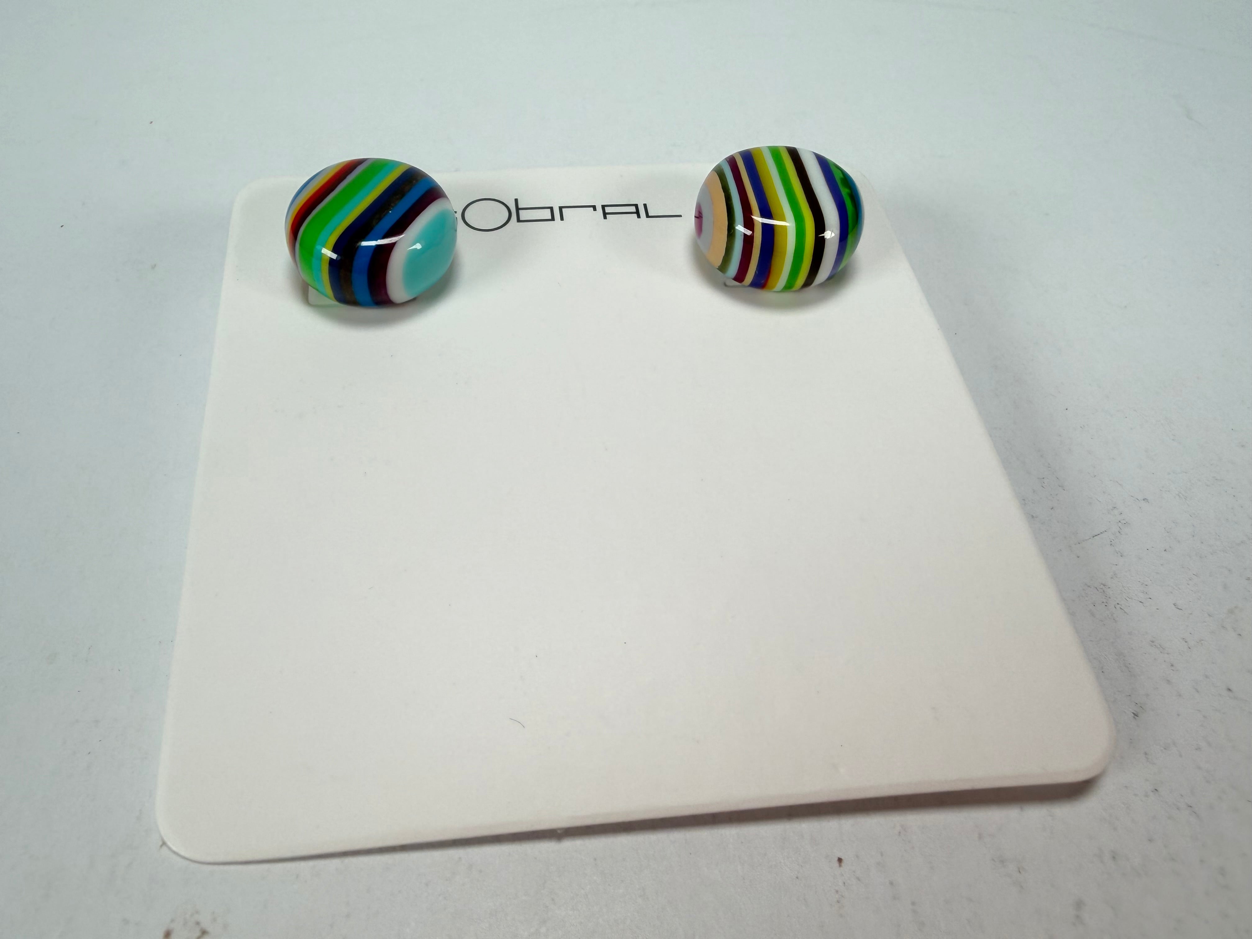 Sobral - Pop Art "Dots" Resin Earrings ( 005355 )