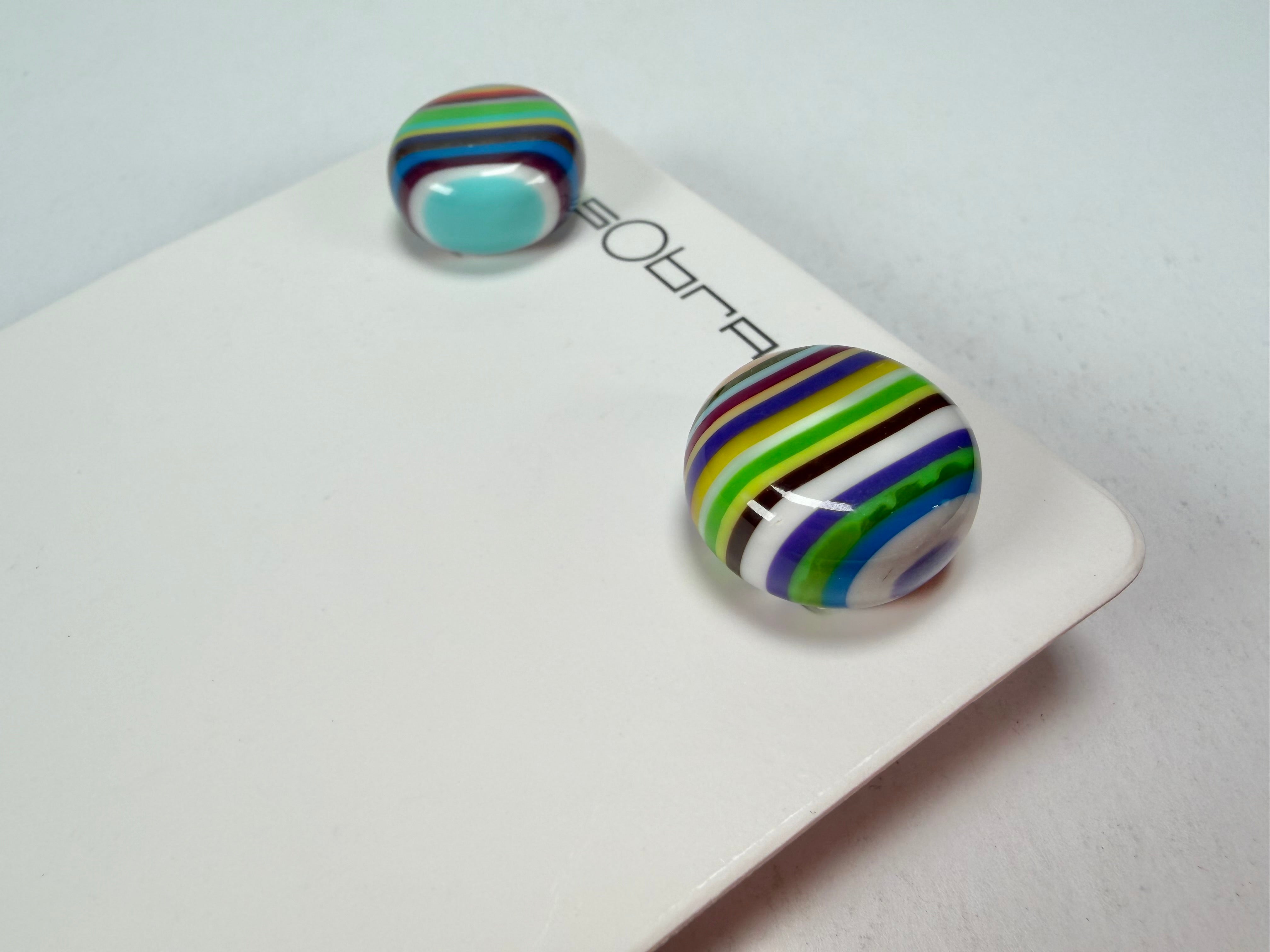 Sobral - Pop Art "Dots" Resin Earrings ( 005355 )