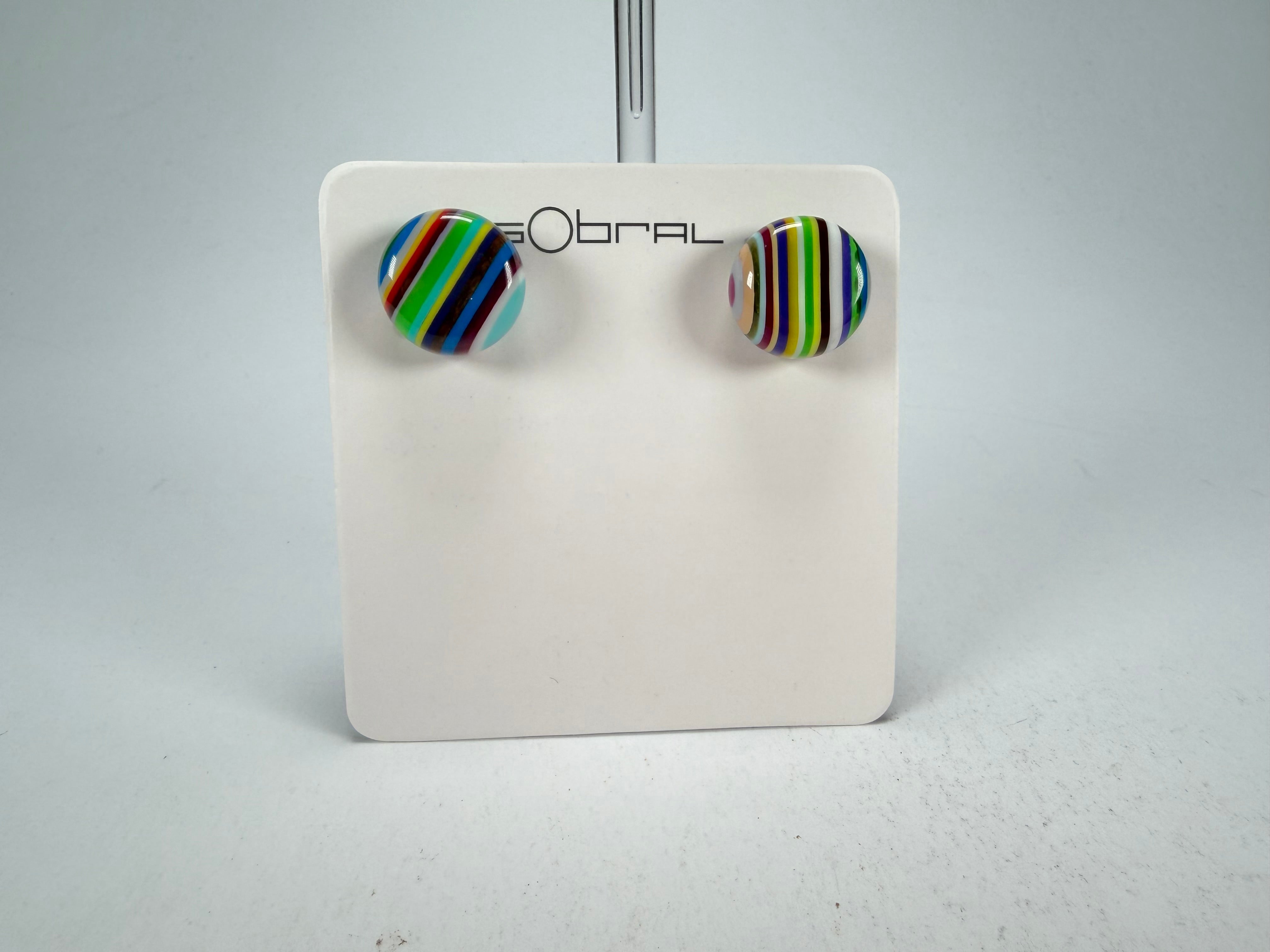 Sobral - Pop Art "Dots" Resin Earrings ( 005355 )
