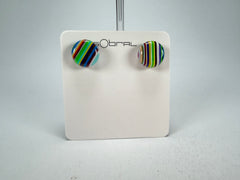Sobral - Pop Art "Dots" Resin Earrings ( 005355 )