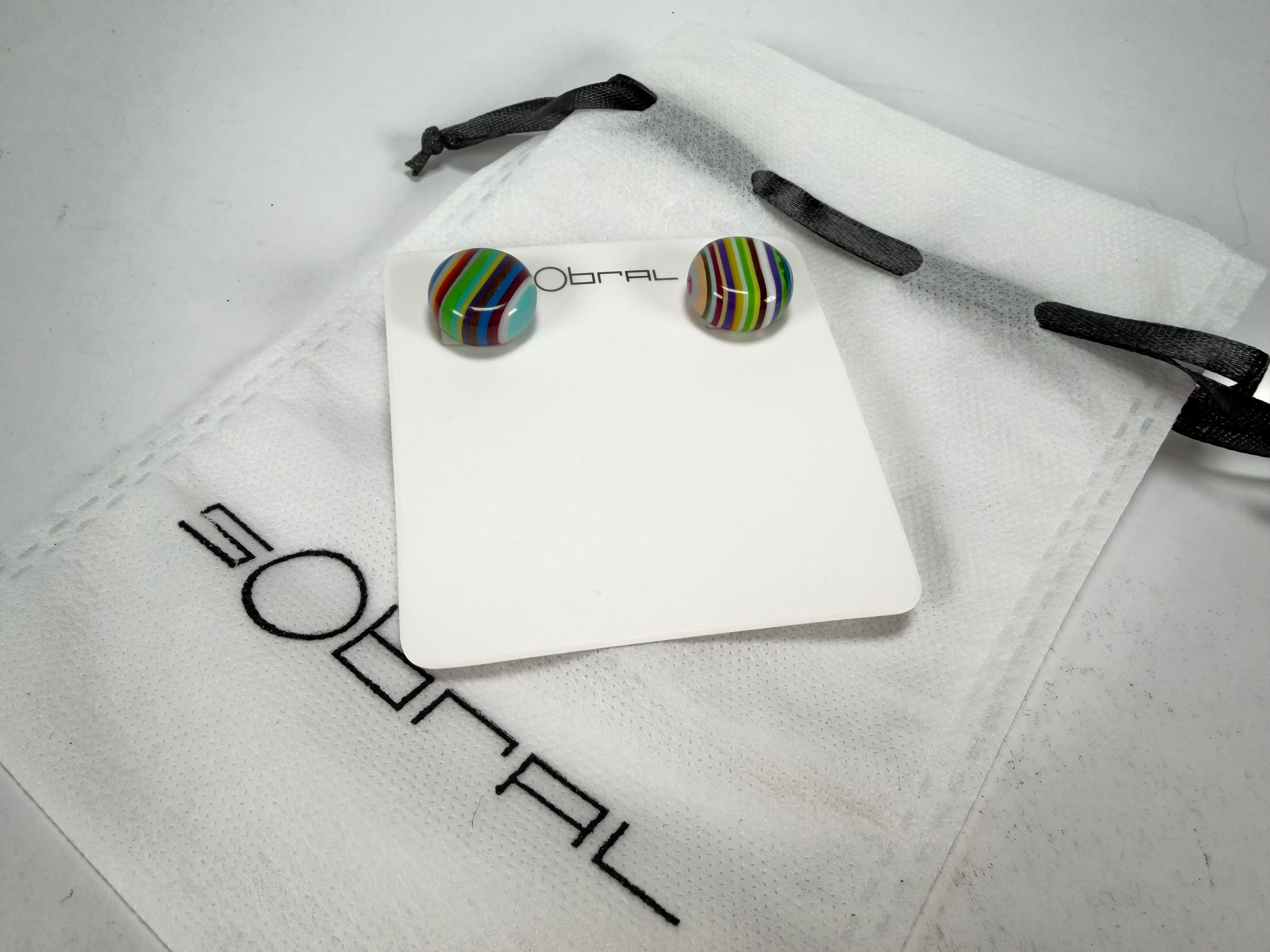 Sobral - Pop Art "Dots" Resin Earrings ( 005355 )