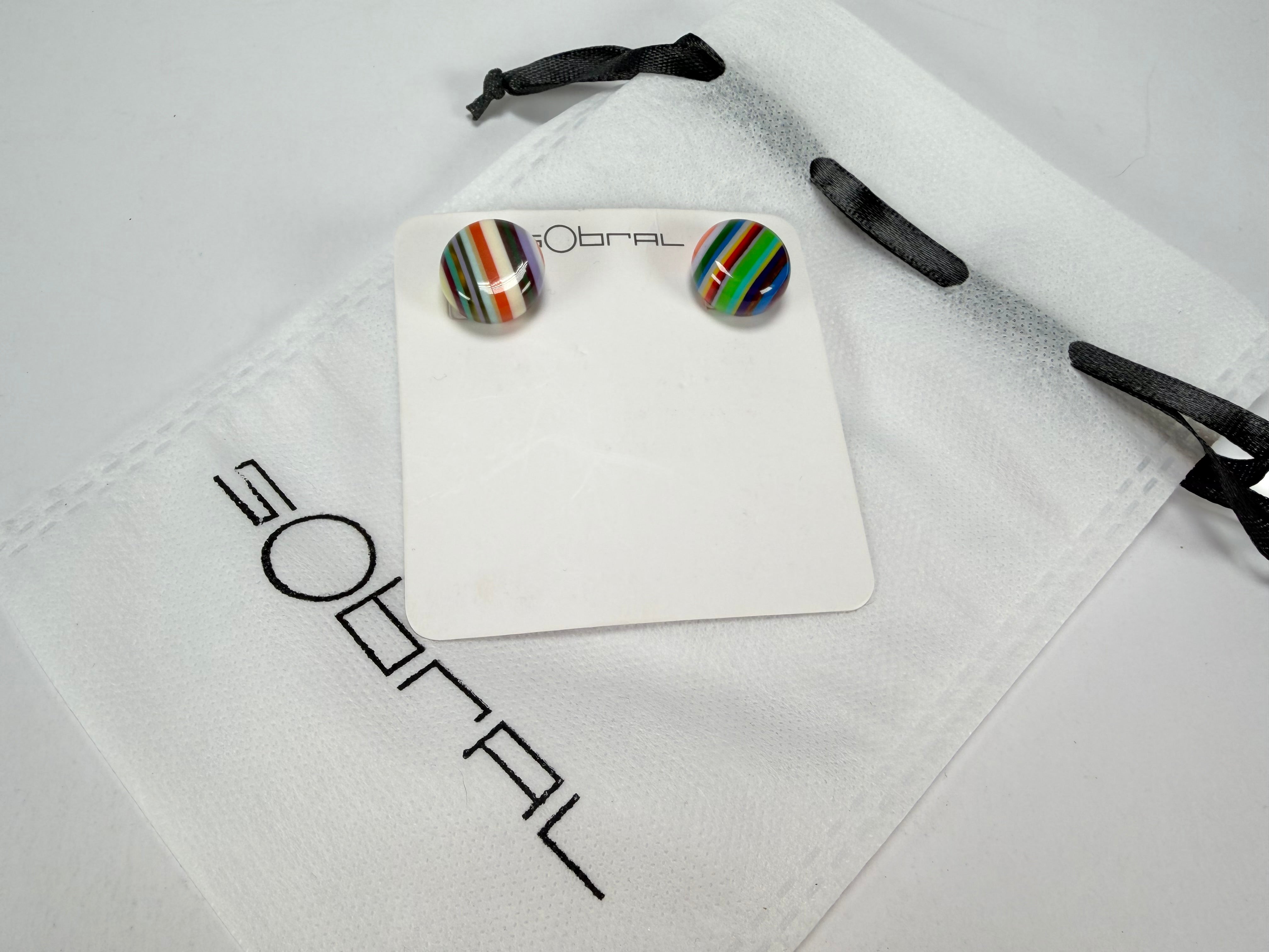 Sobral - Pop Art "Dots" Resin Earrings ( 005355 )