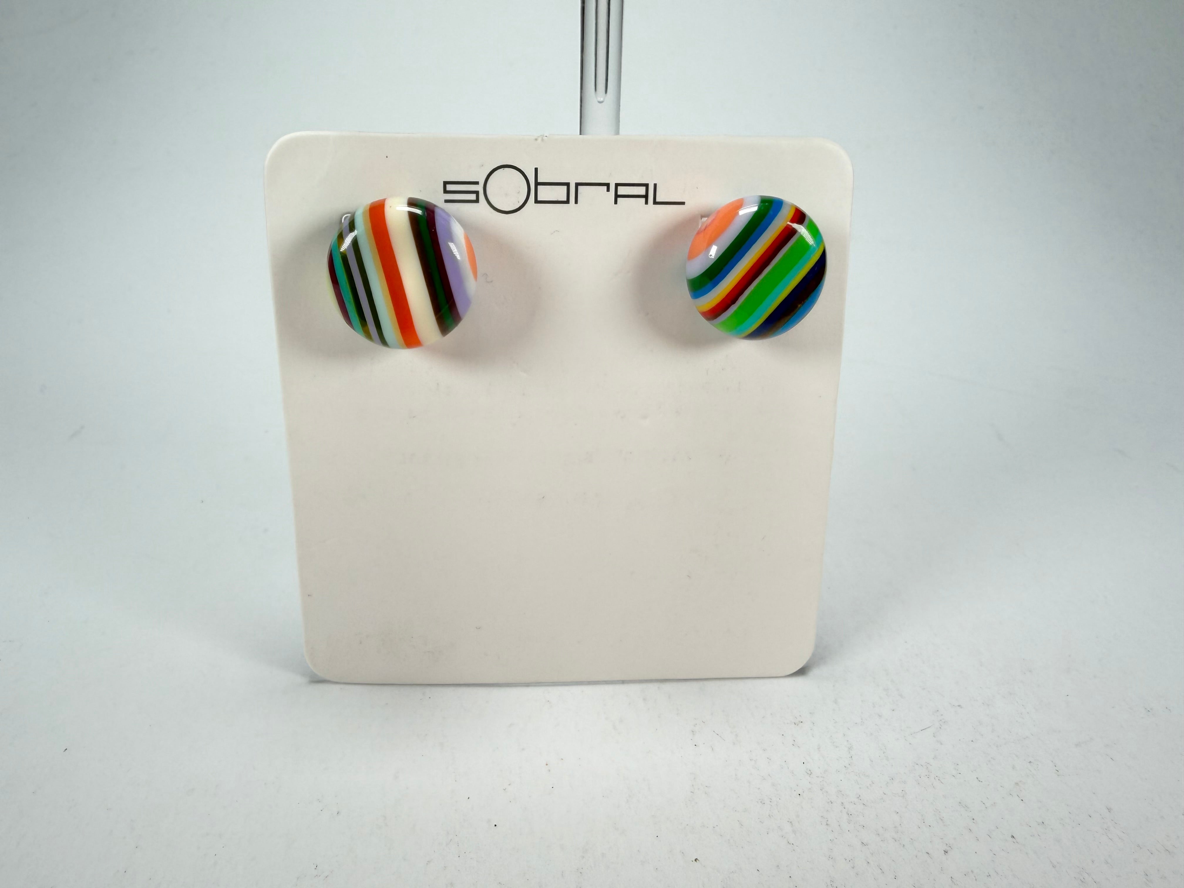 Sobral - Pop Art "Dots" Resin Earrings ( 005355 )