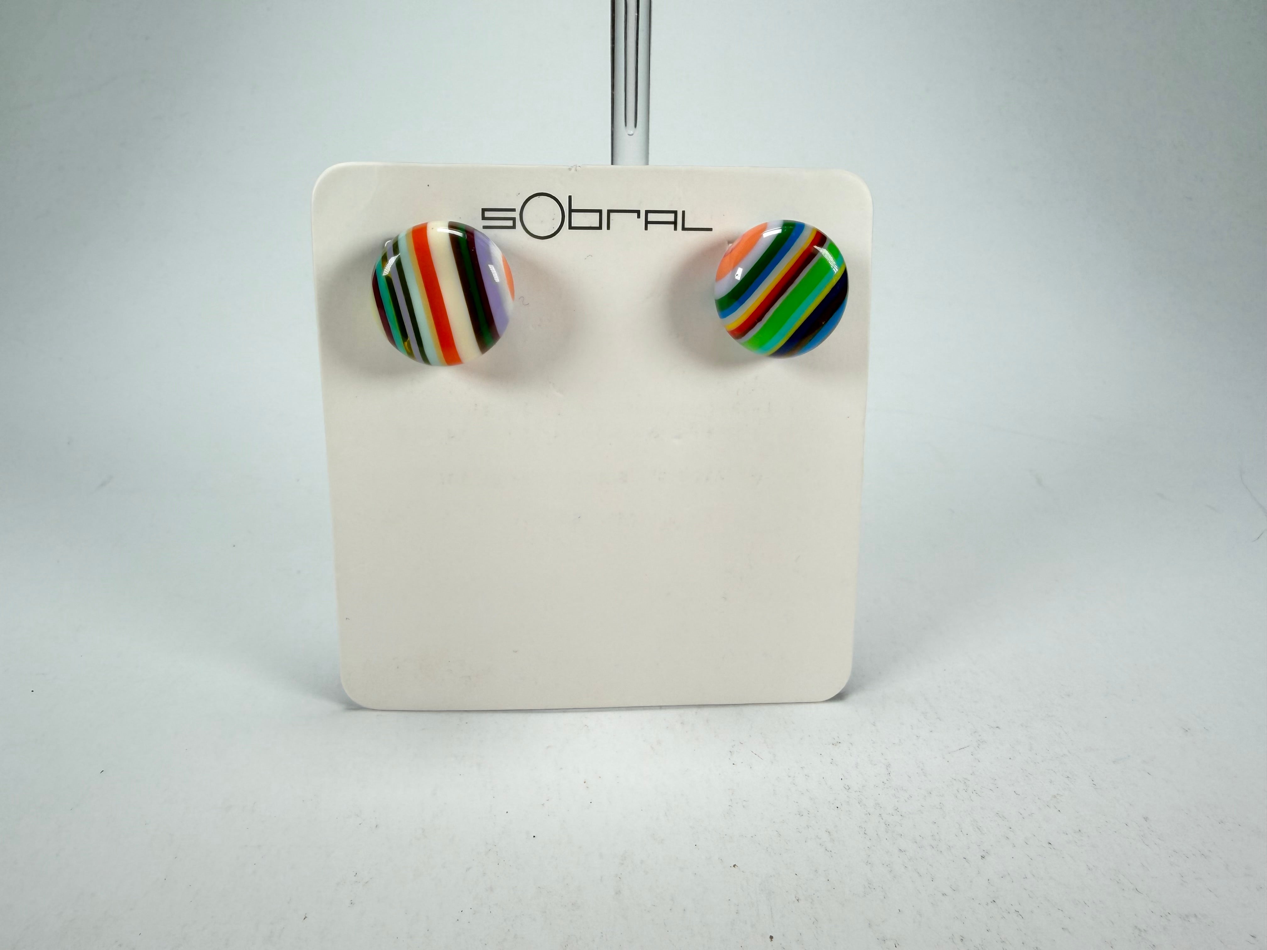 Sobral - Pop Art "Dots" Resin Earrings ( 005355 )