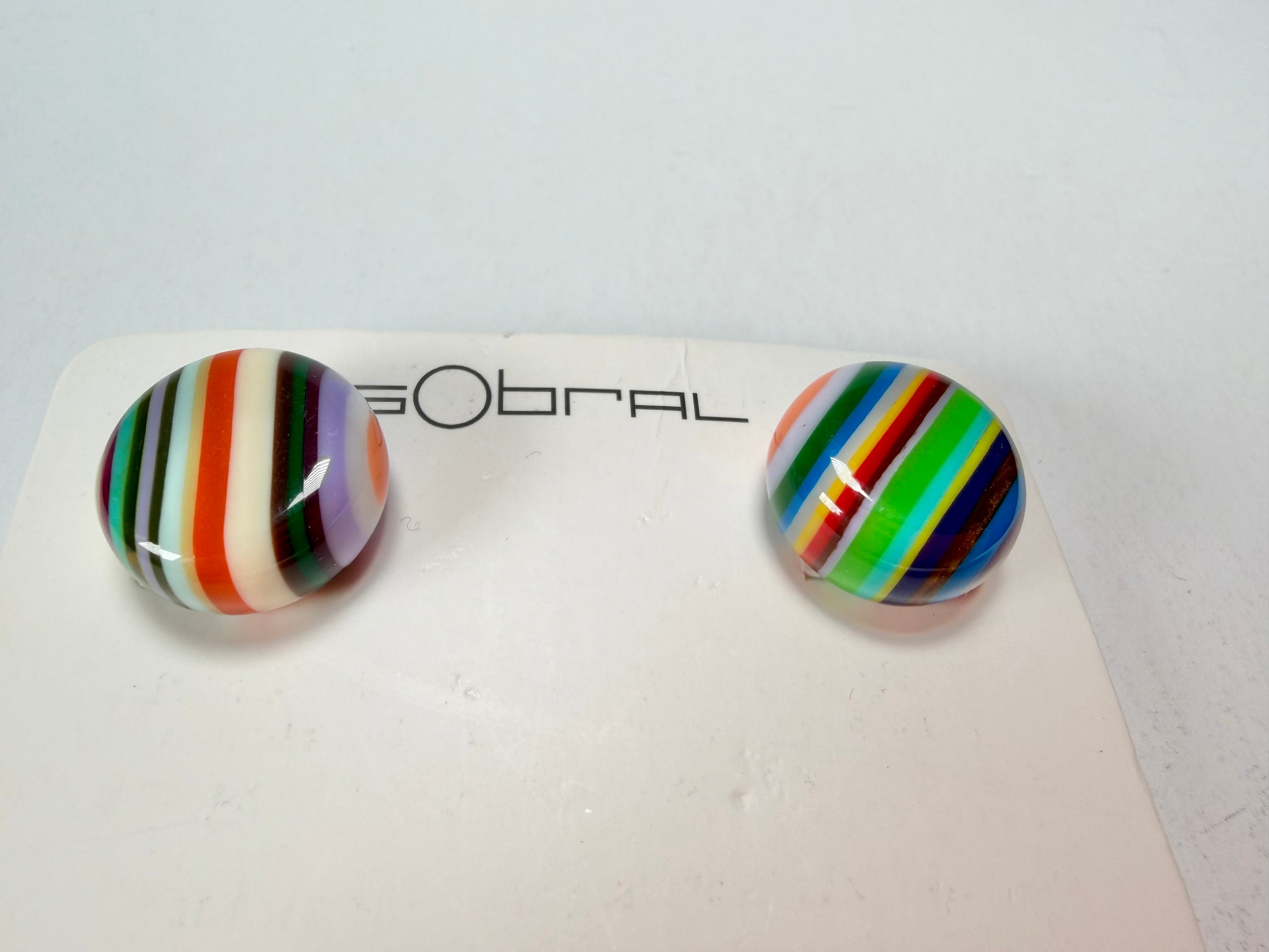 Sobral - Pop Art "Dots" Resin Earrings ( 005355 )