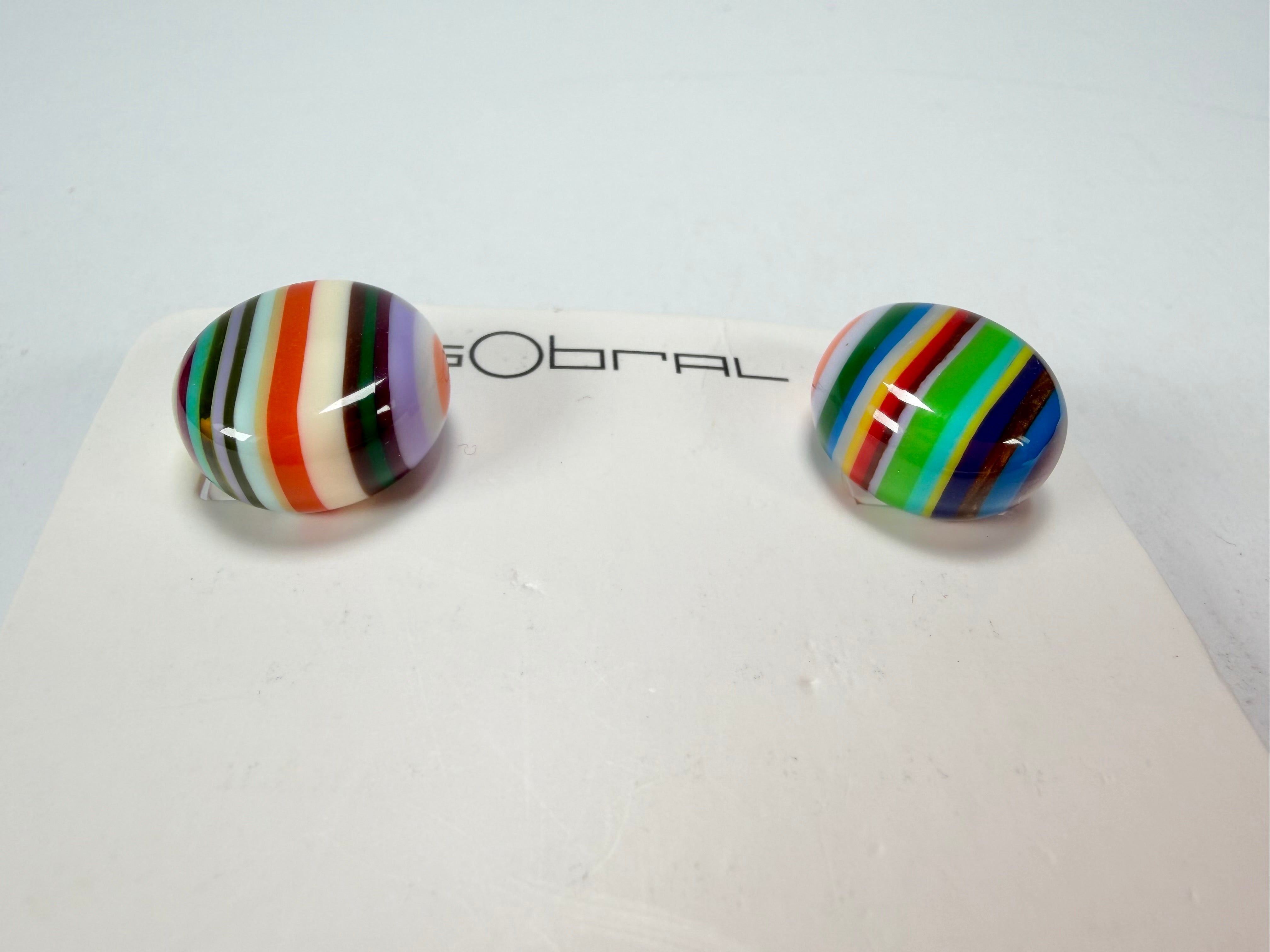 Sobral - Pop Art "Dots" Resin Earrings ( 005355 )