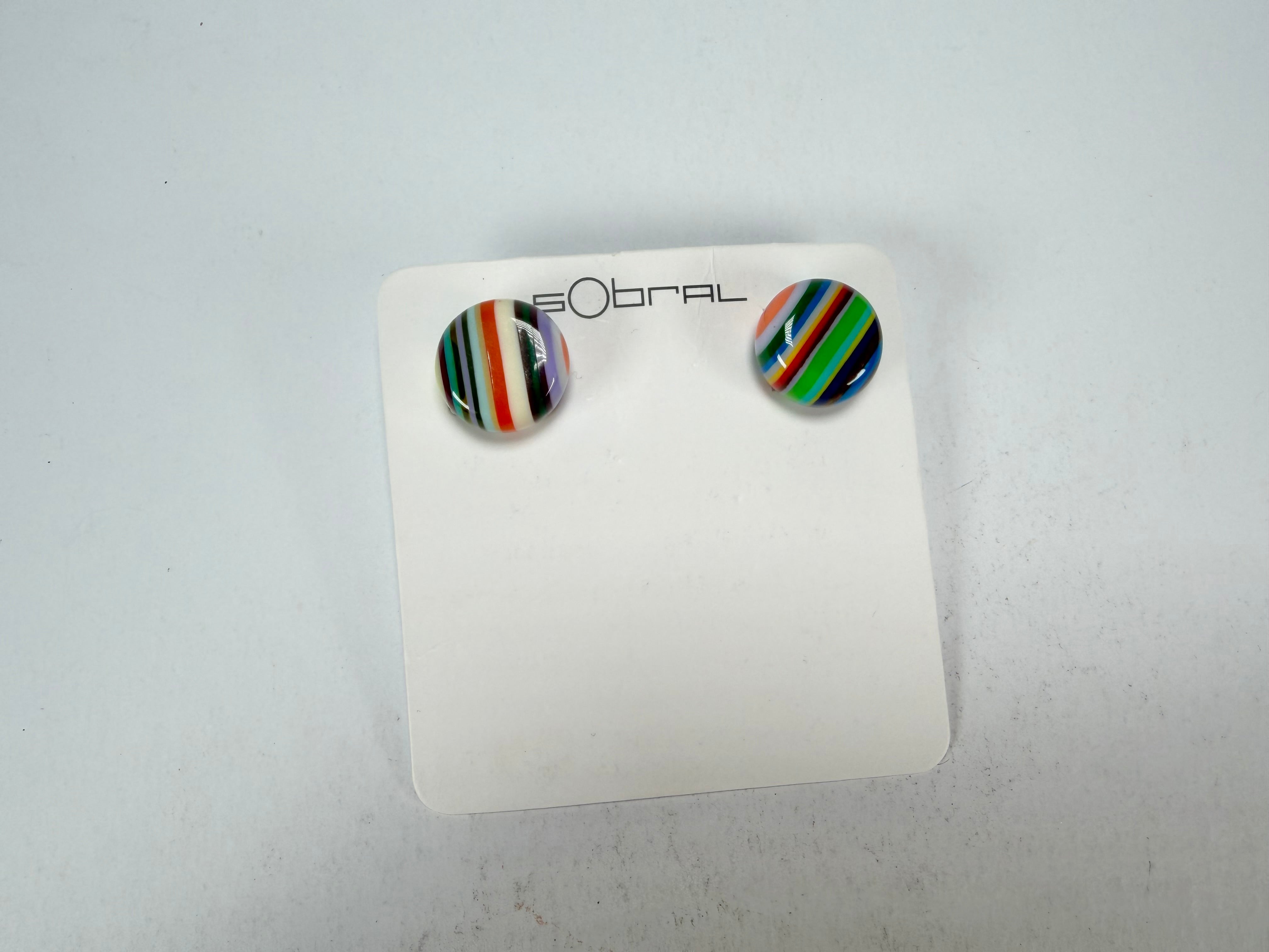 Sobral - Pop Art "Dots" Resin Earrings ( 005355 )
