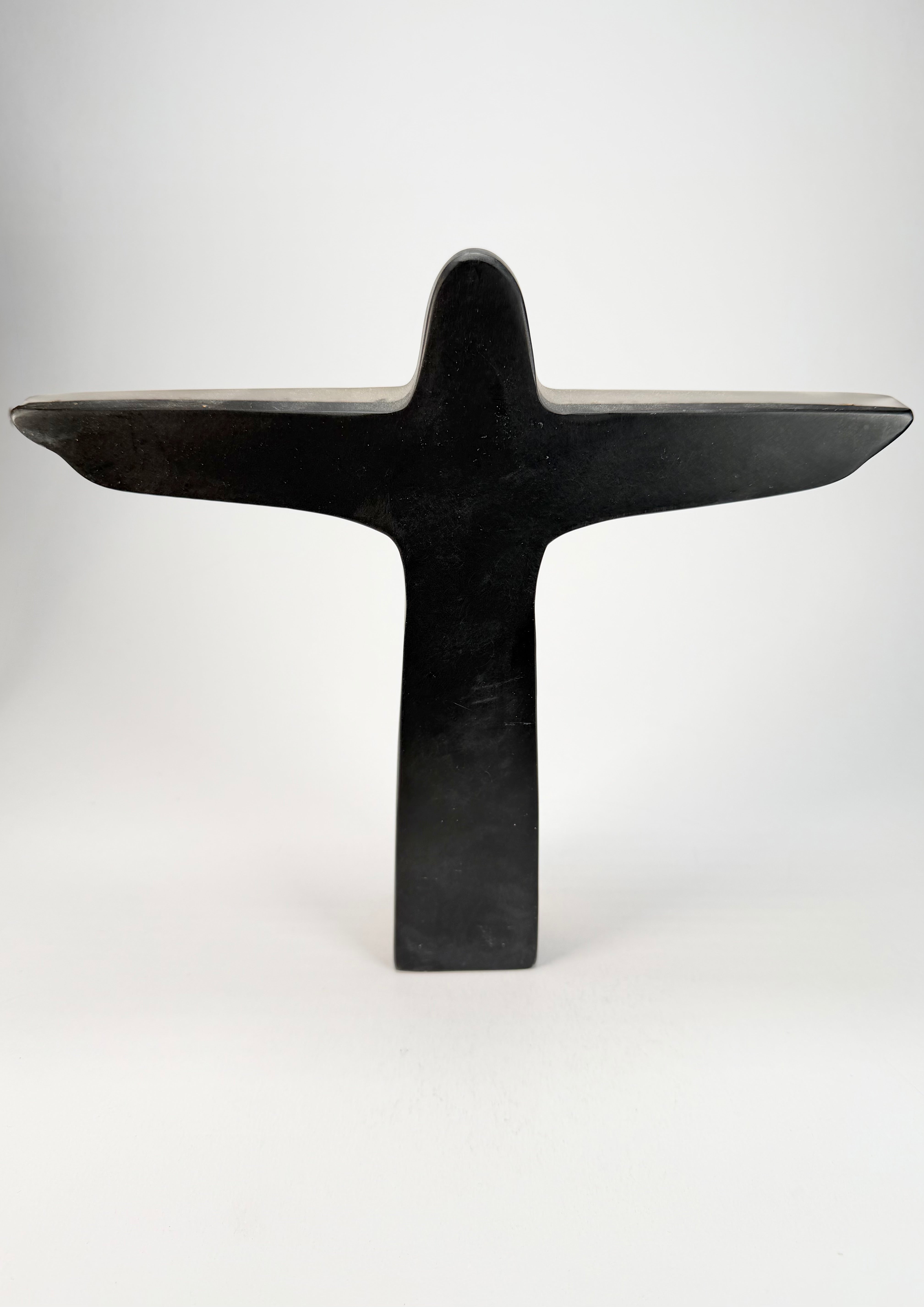 Sobral - Landmark "Cristo" Metalique Black & Gold Extra Large 28cm Statue Ornament ( 004015 )