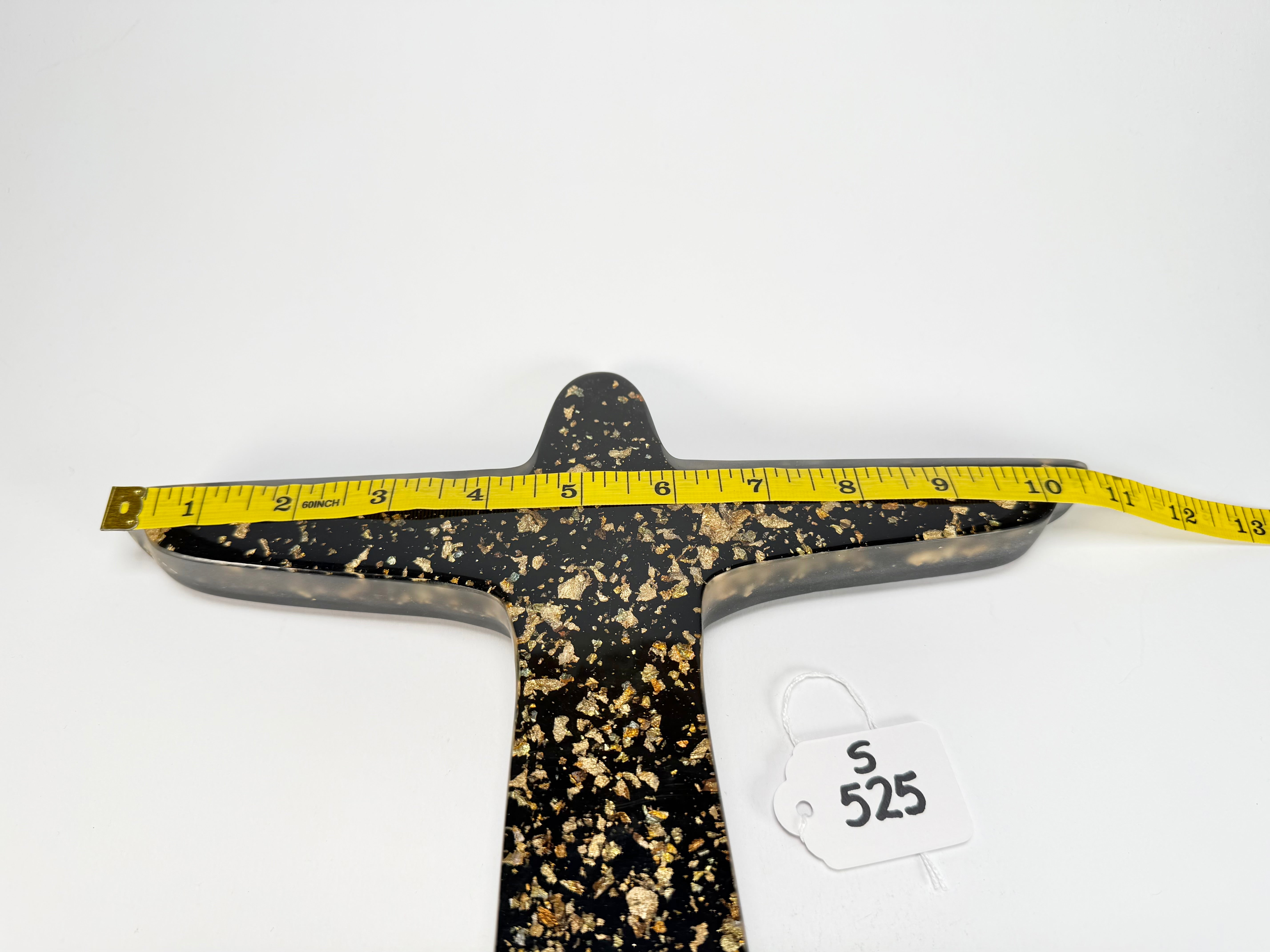 Sobral - Landmark "Cristo" Metalique Black & Gold Extra Large 28cm Statue Ornament ( 004015 )