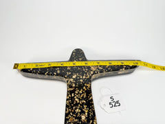 Sobral - Landmark "Cristo" Metalique Black & Gold Extra Large 28cm Statue Ornament ( 004015 )