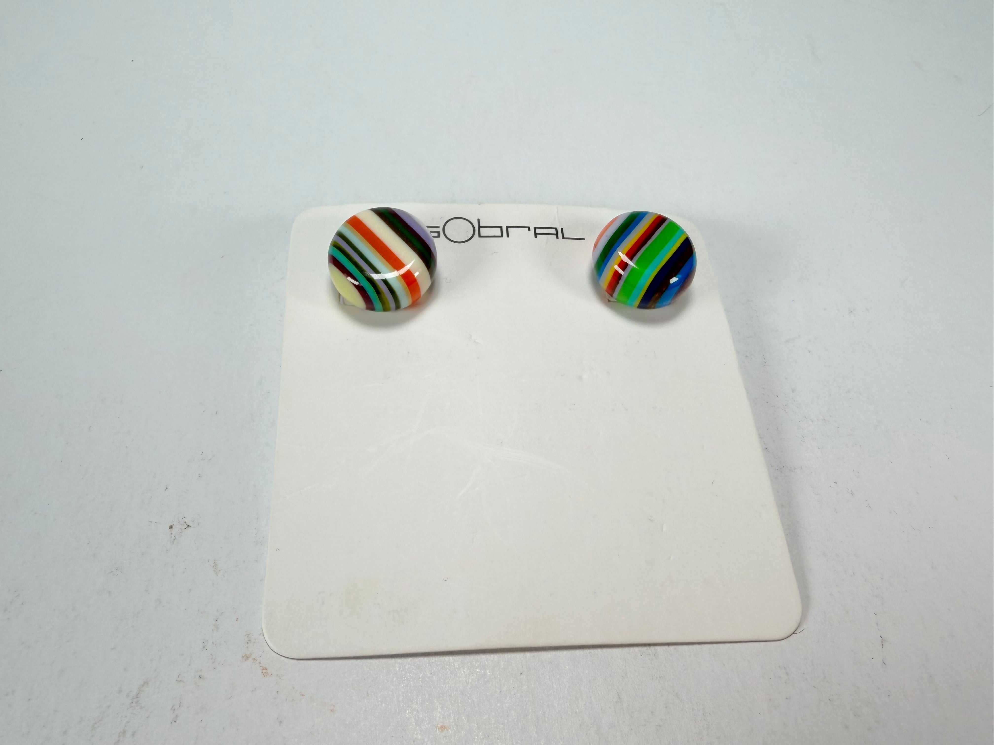 Sobral - Pop Art "Dots" Resin Earrings ( 005355 )