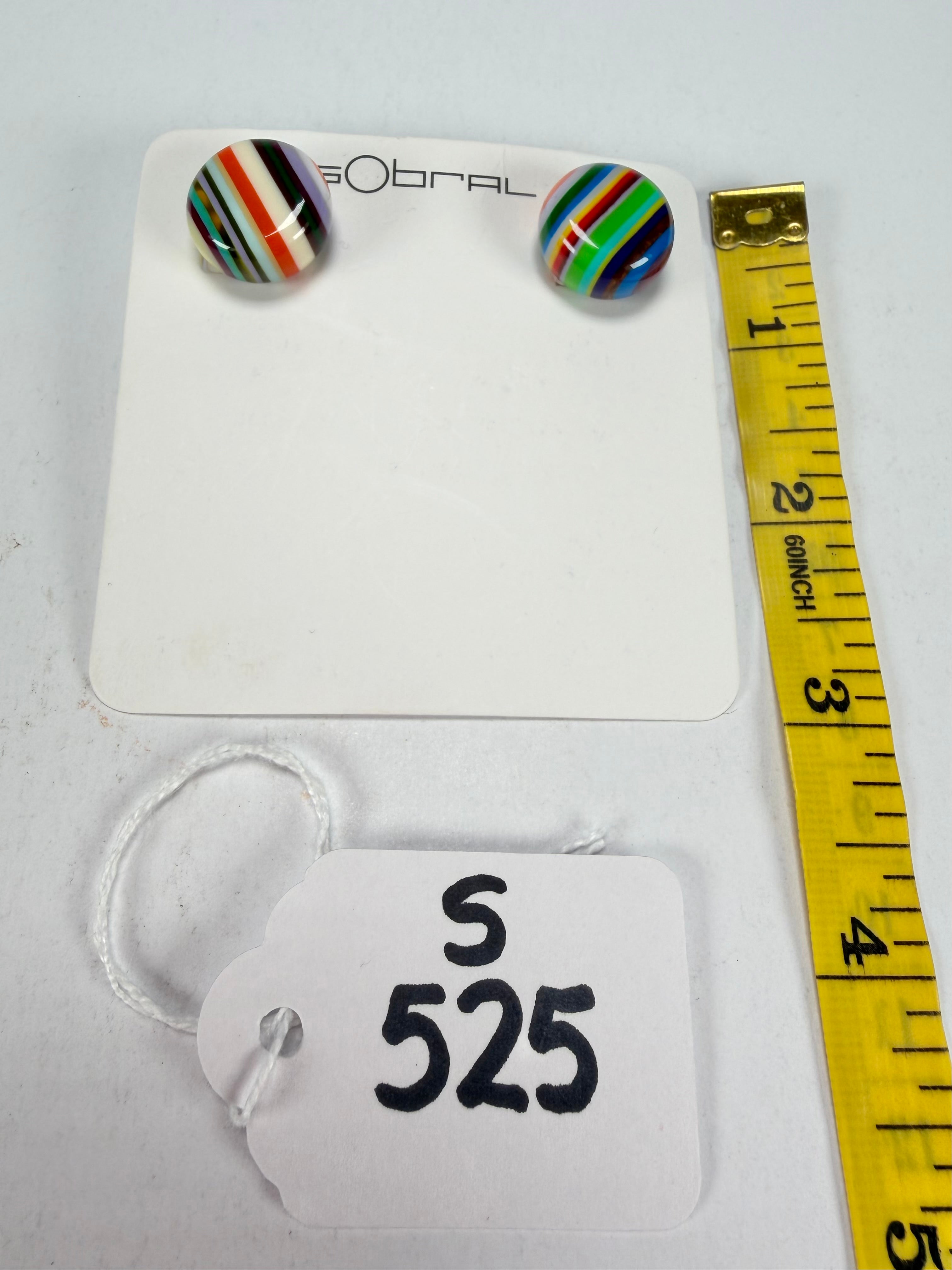 Sobral - Pop Art "Dots" Resin Earrings ( 005355 )