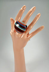 Sobral - Pop Art "Bead Efeitos" Resin Ring ( 004764 ) - Size UK S / US 9