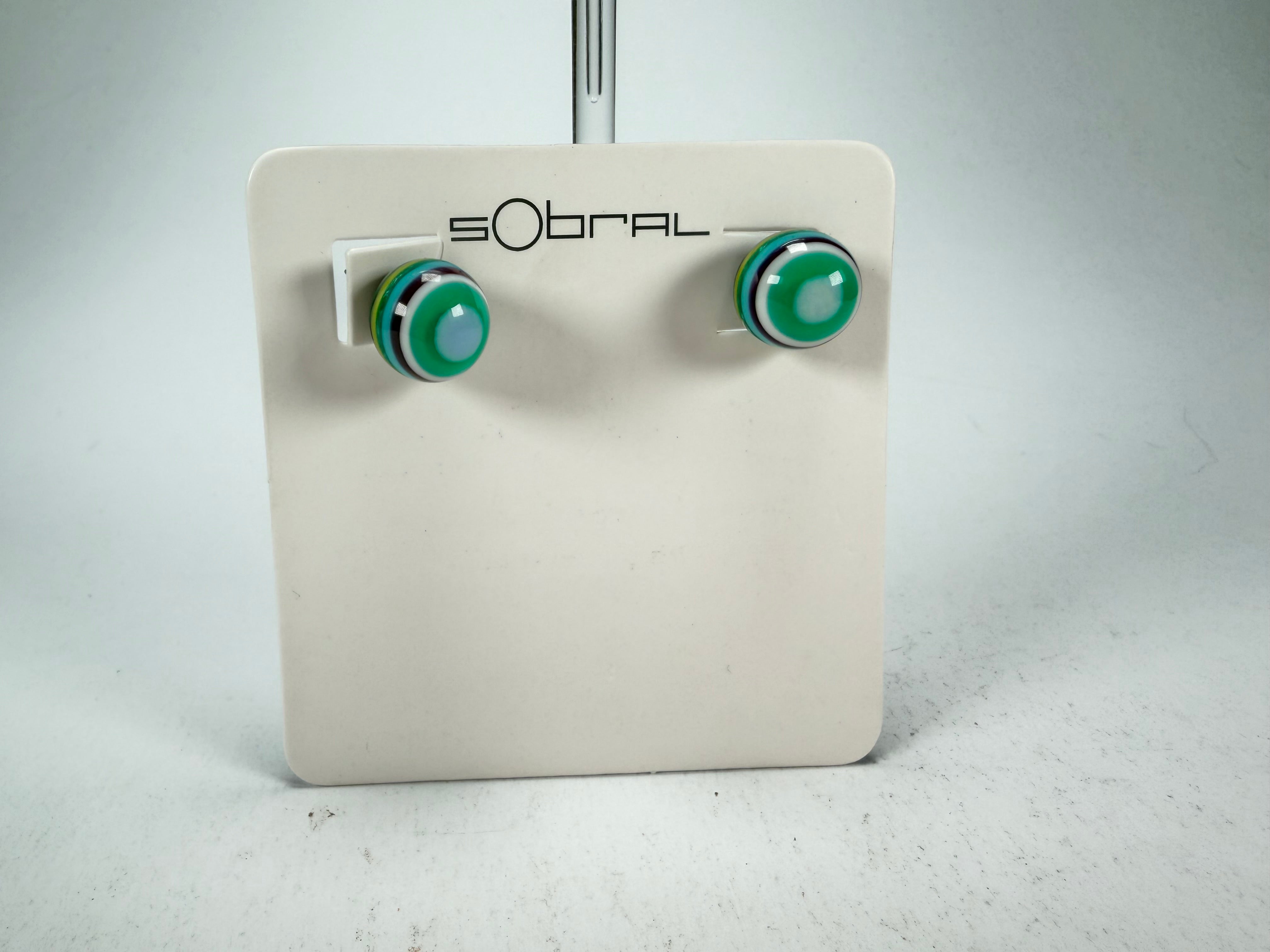 Sobral - Pop Art "Orbitalis" Resin Earrings ( 005456 )