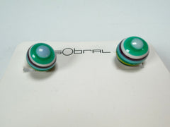 Sobral - Pop Art "Orbitalis" Resin Earrings ( 005456 )