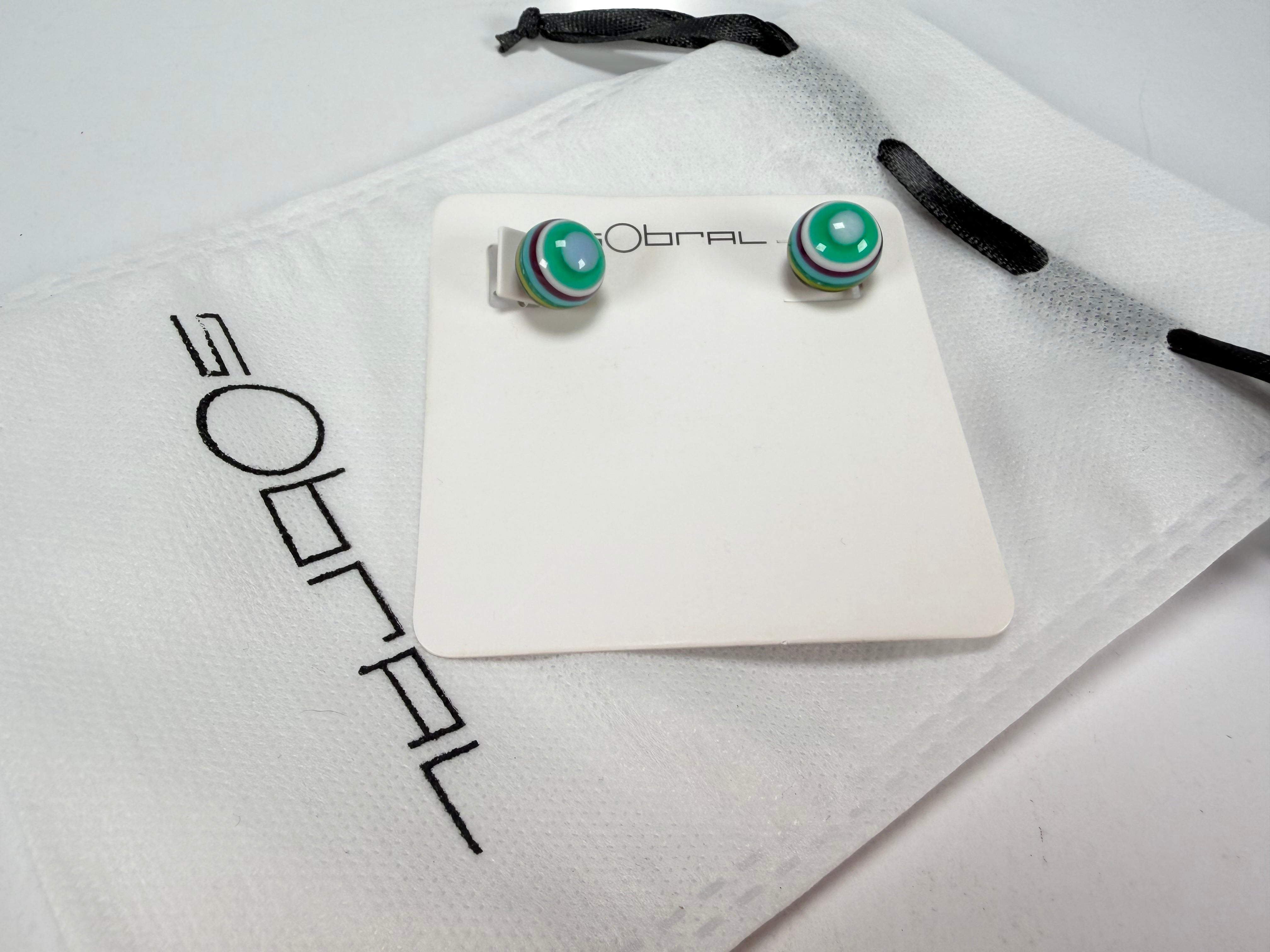 Sobral - Pop Art "Orbitalis" Resin Earrings ( 005456 )