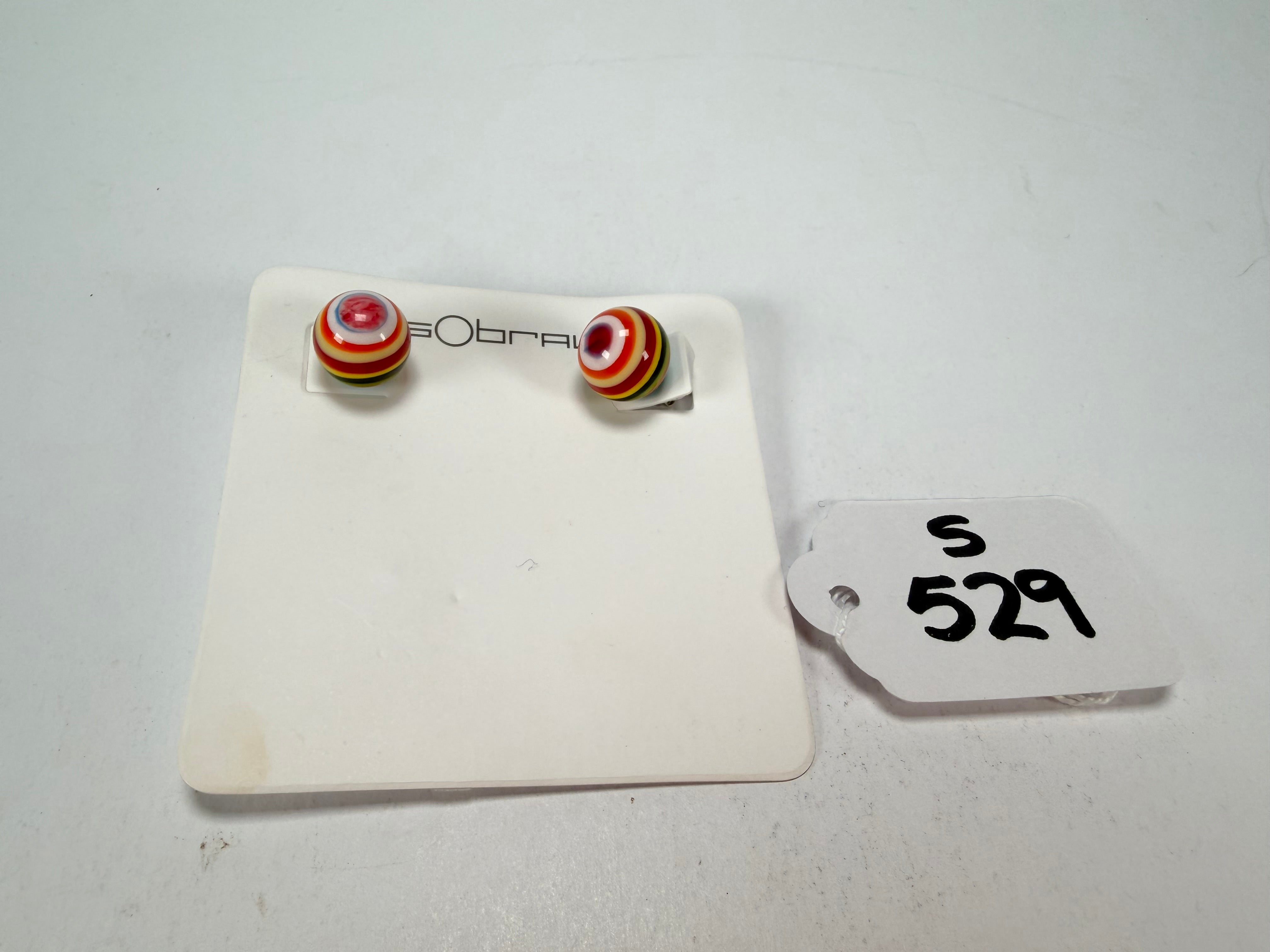 Sobral - Pop Art "Orbitalis" Resin Earrings ( 005456 )