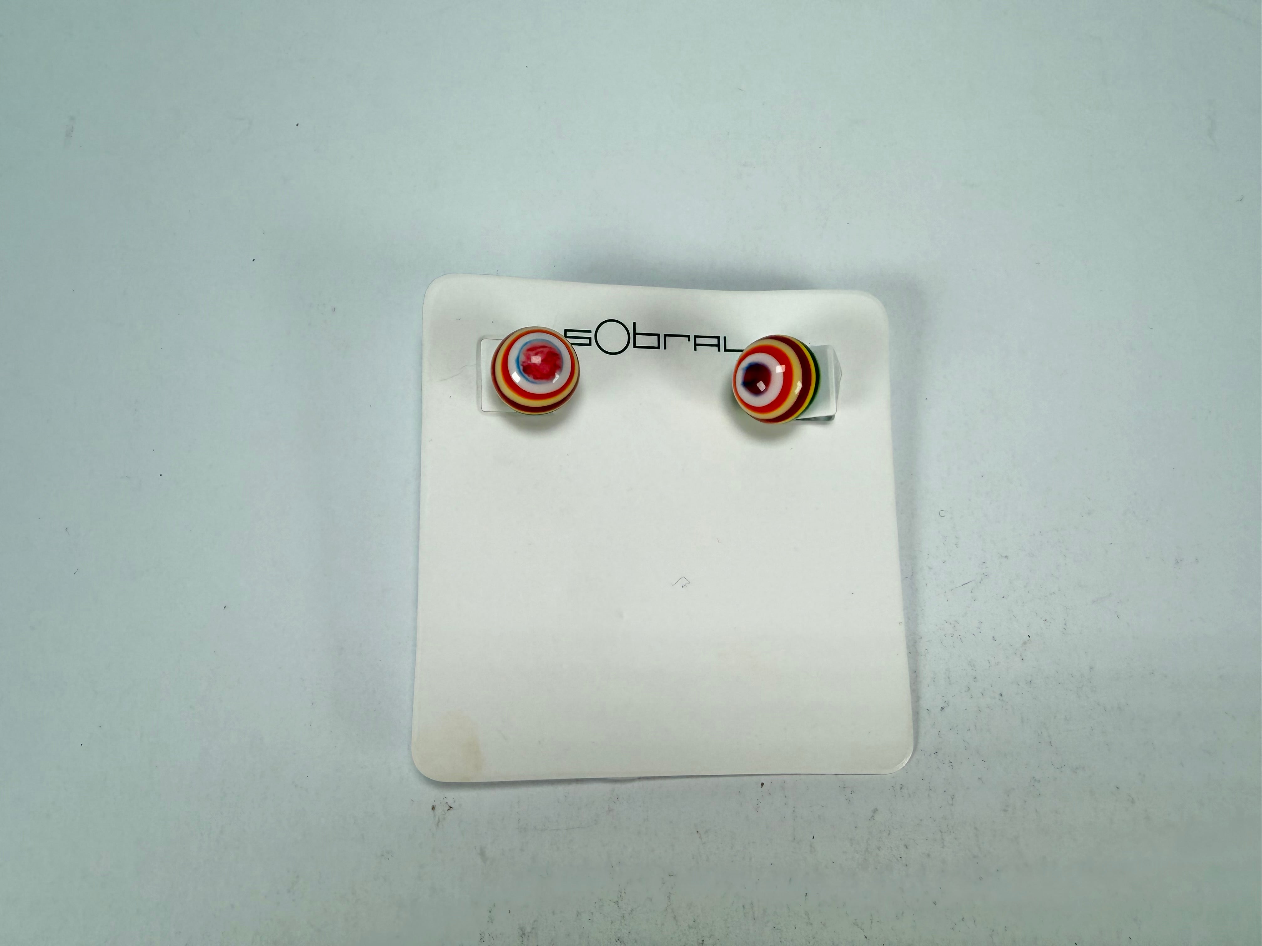 Sobral - Pop Art "Orbitalis" Resin Earrings ( 005456 )