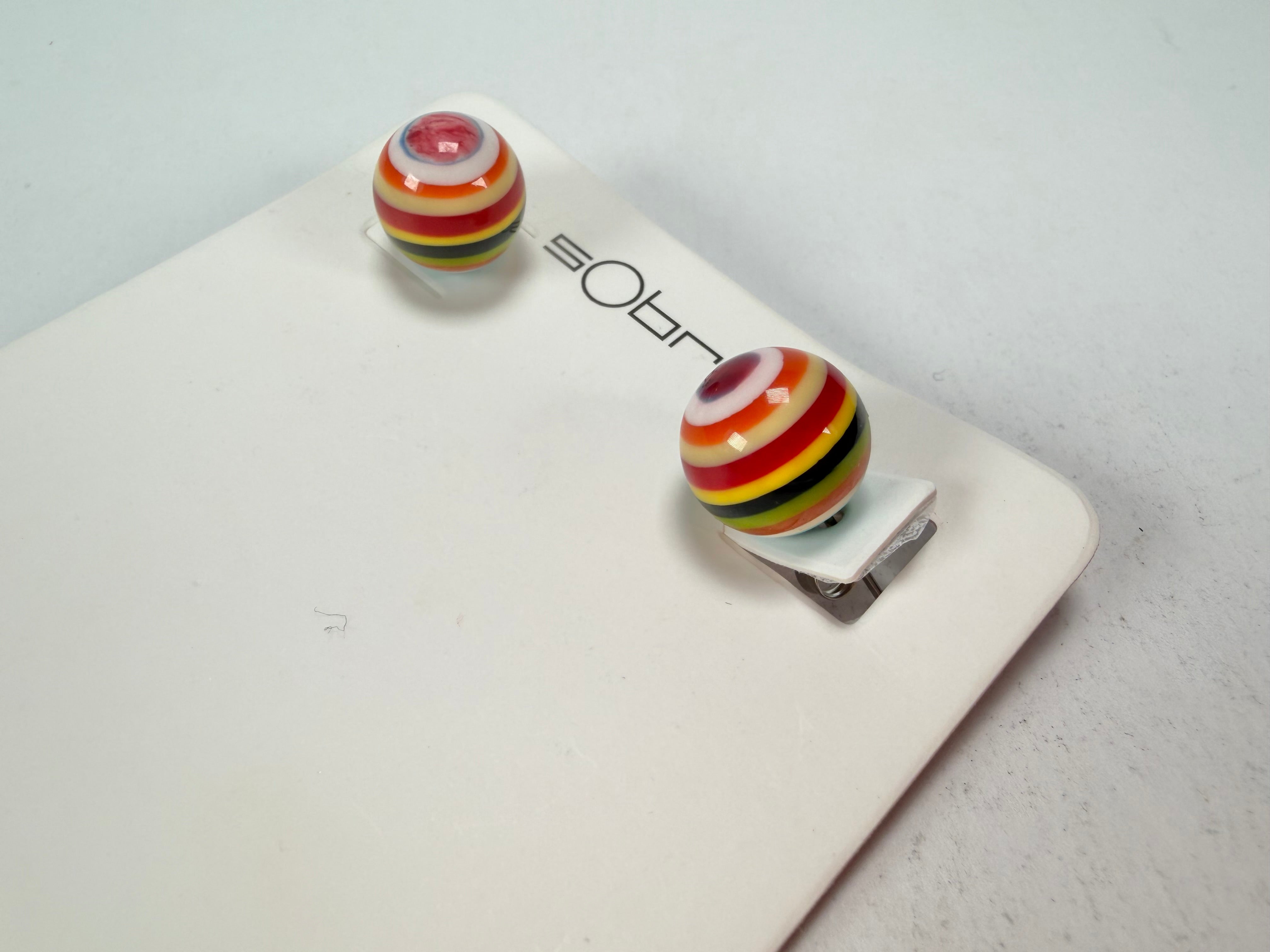 Sobral - Pop Art "Orbitalis" Resin Earrings ( 005456 )