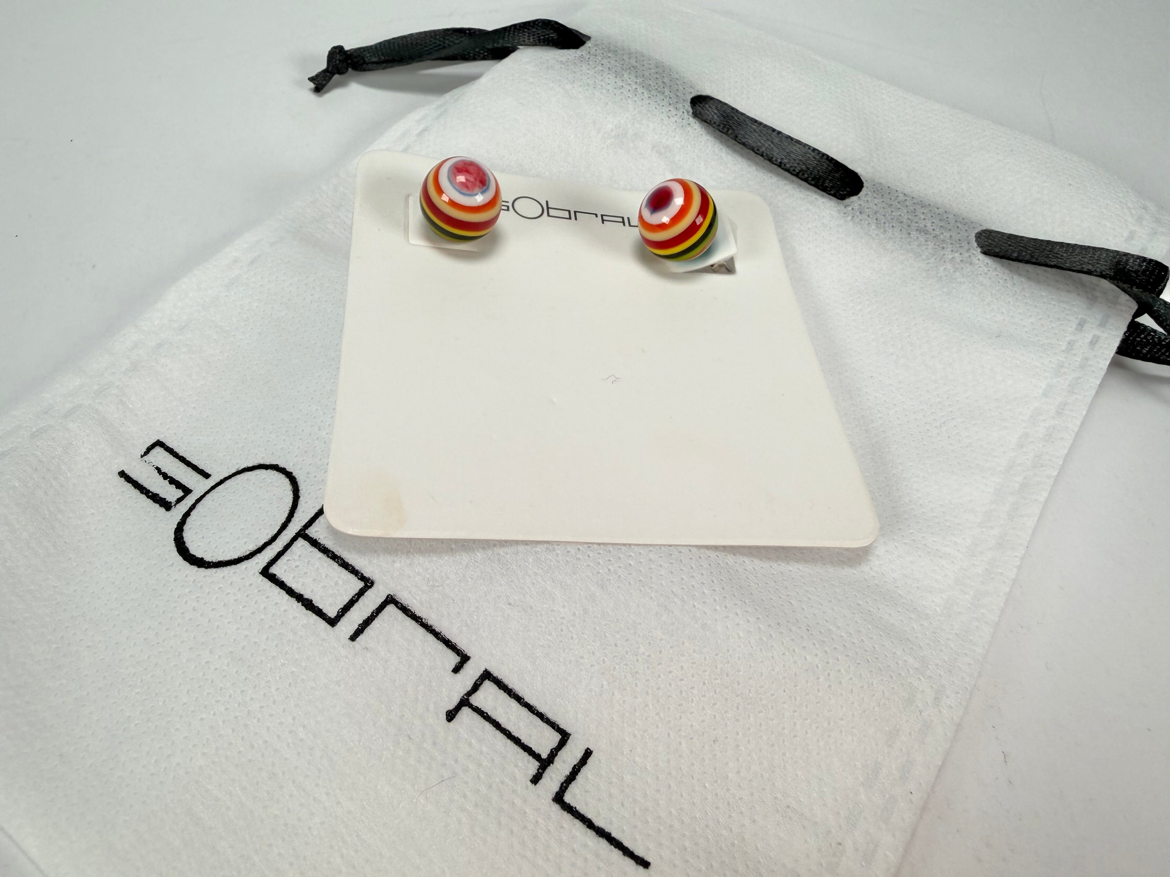 Sobral - Pop Art "Orbitalis" Resin Earrings ( 005456 )