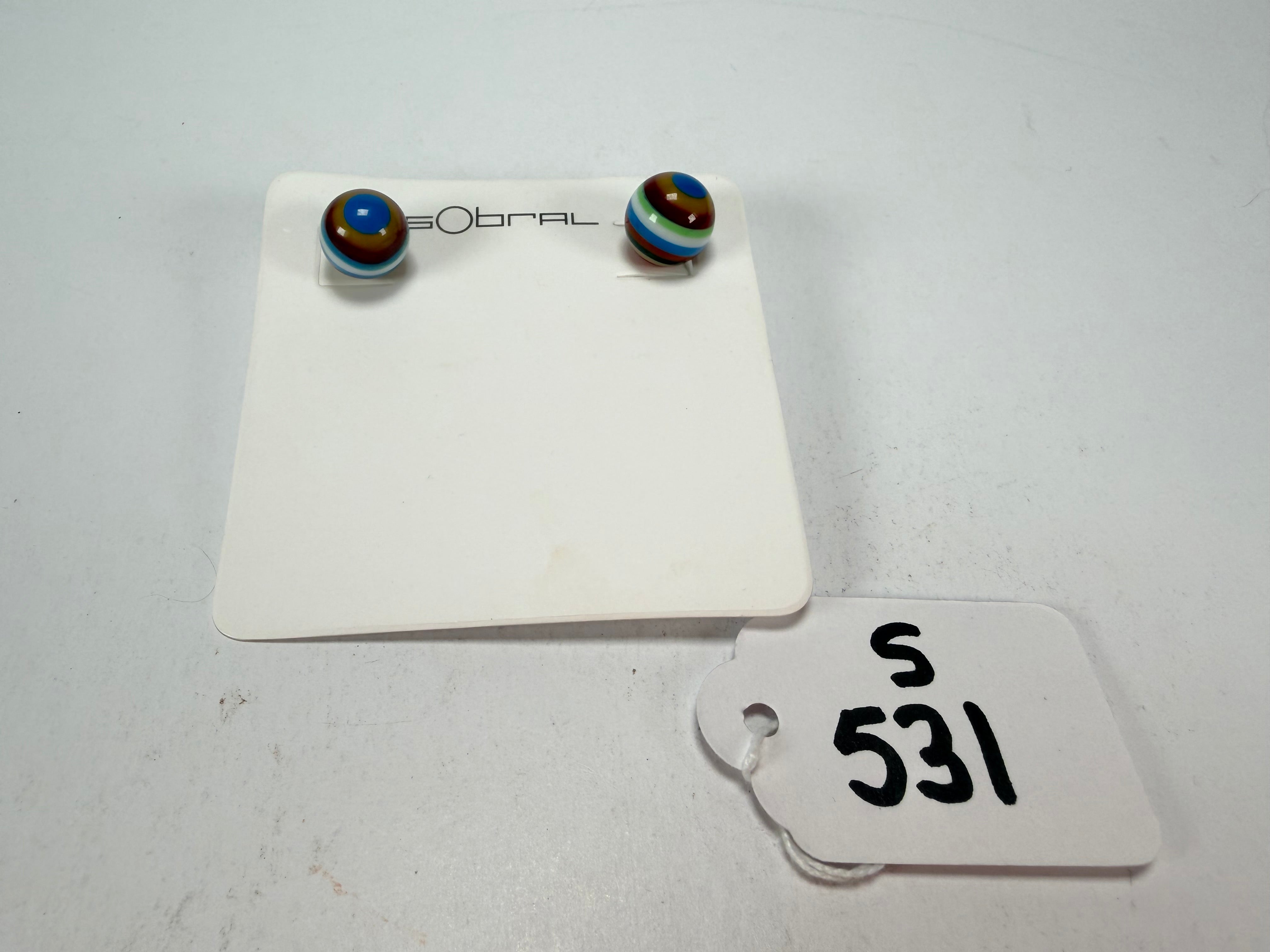 Sobral - Pop Art "Orbitalis" Resin Earrings ( 005456 )