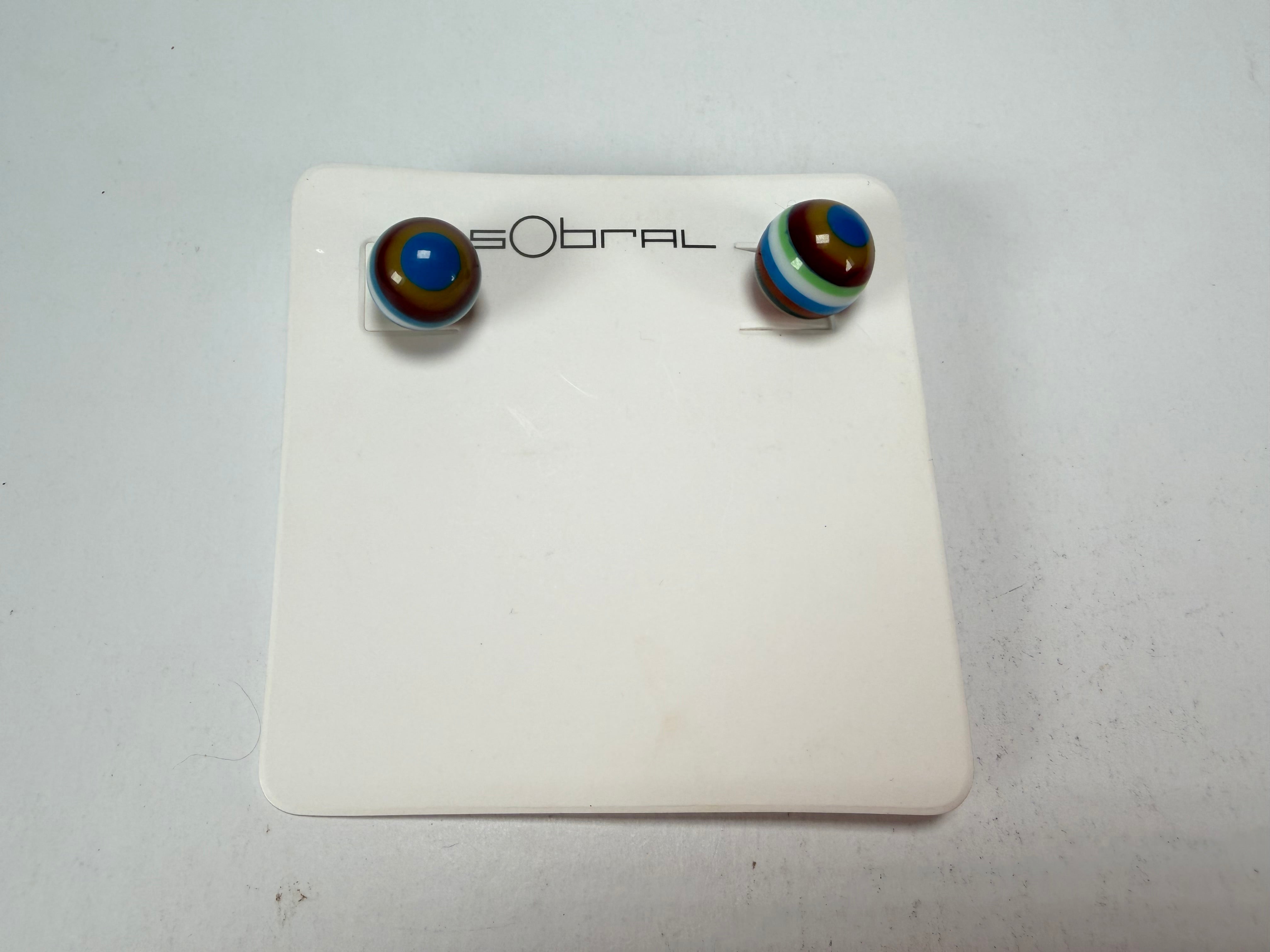 Sobral - Pop Art "Orbitalis" Resin Earrings ( 005456 )