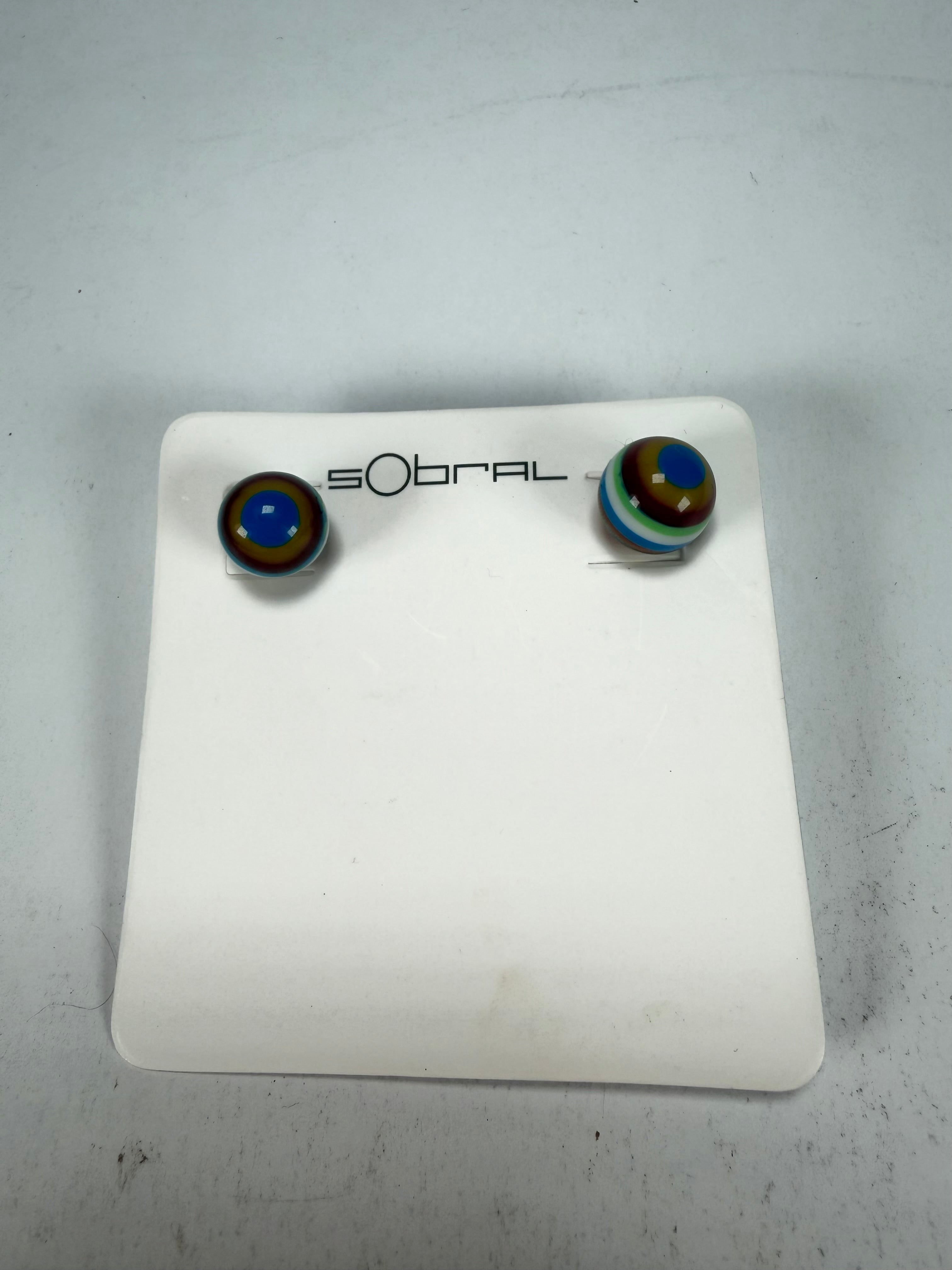 Sobral - Pop Art "Orbitalis" Resin Earrings ( 005456 )