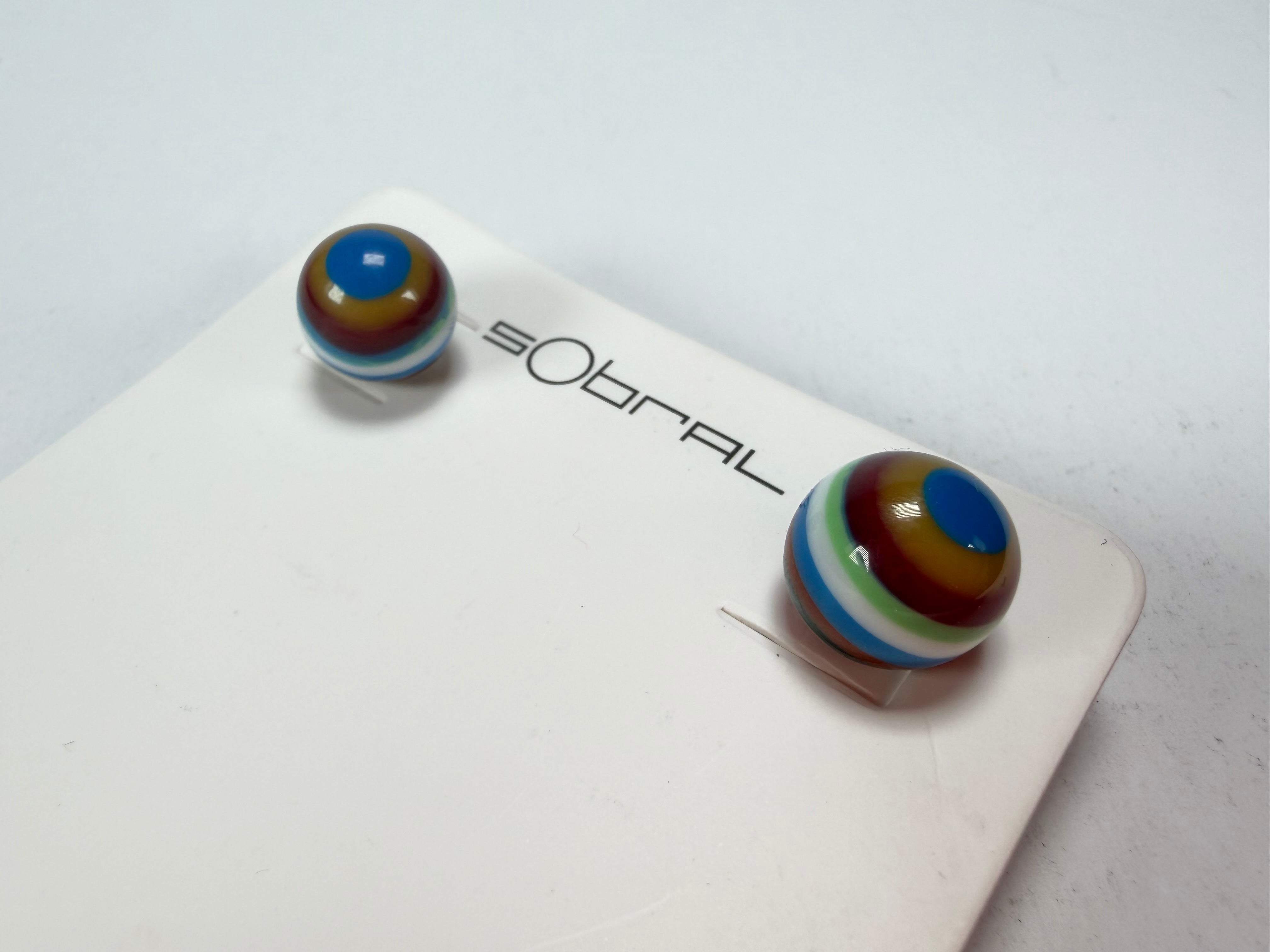 Sobral - Pop Art "Orbitalis" Resin Earrings ( 005456 )