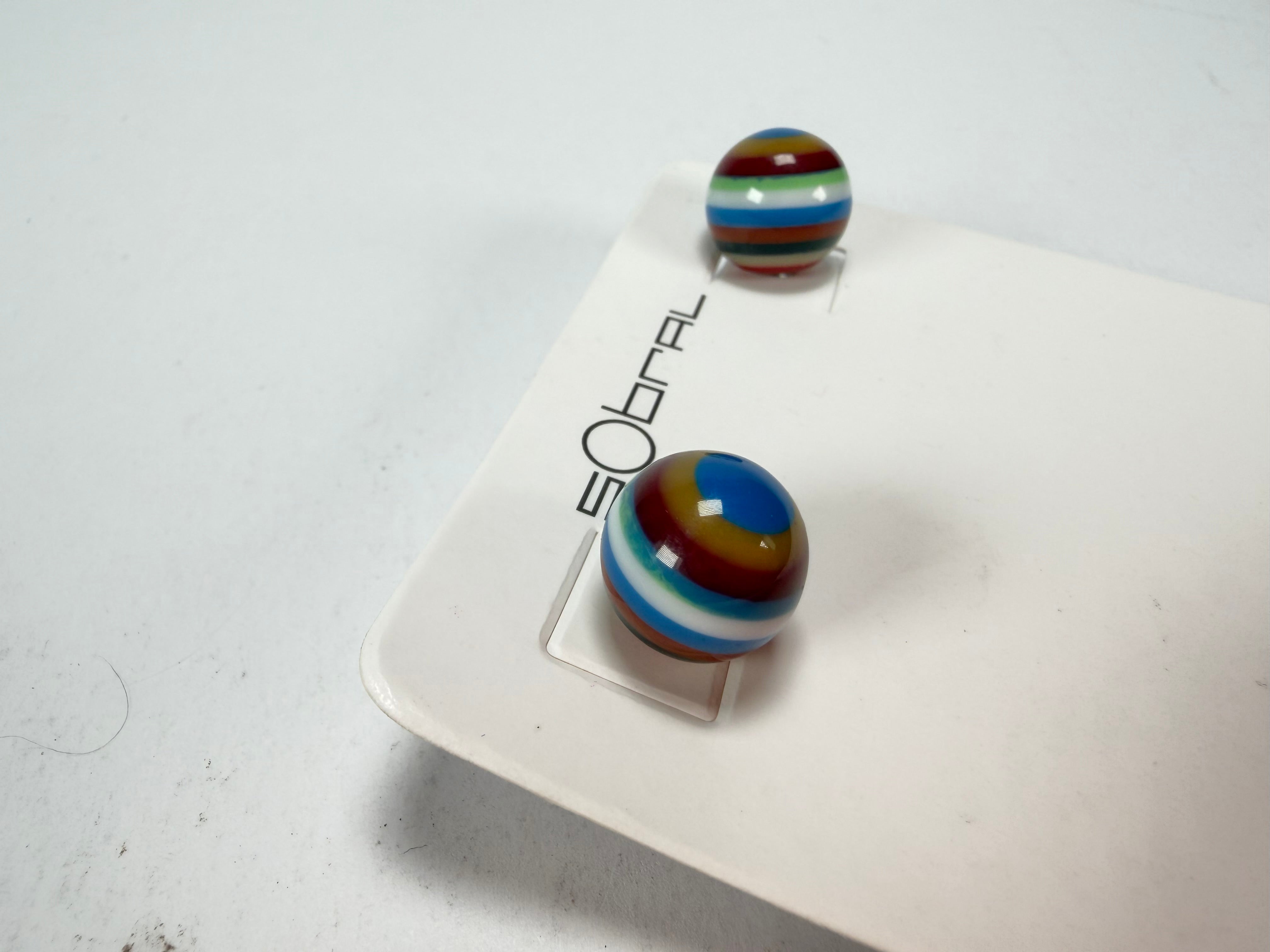 Sobral - Pop Art "Orbitalis" Resin Earrings ( 005456 )