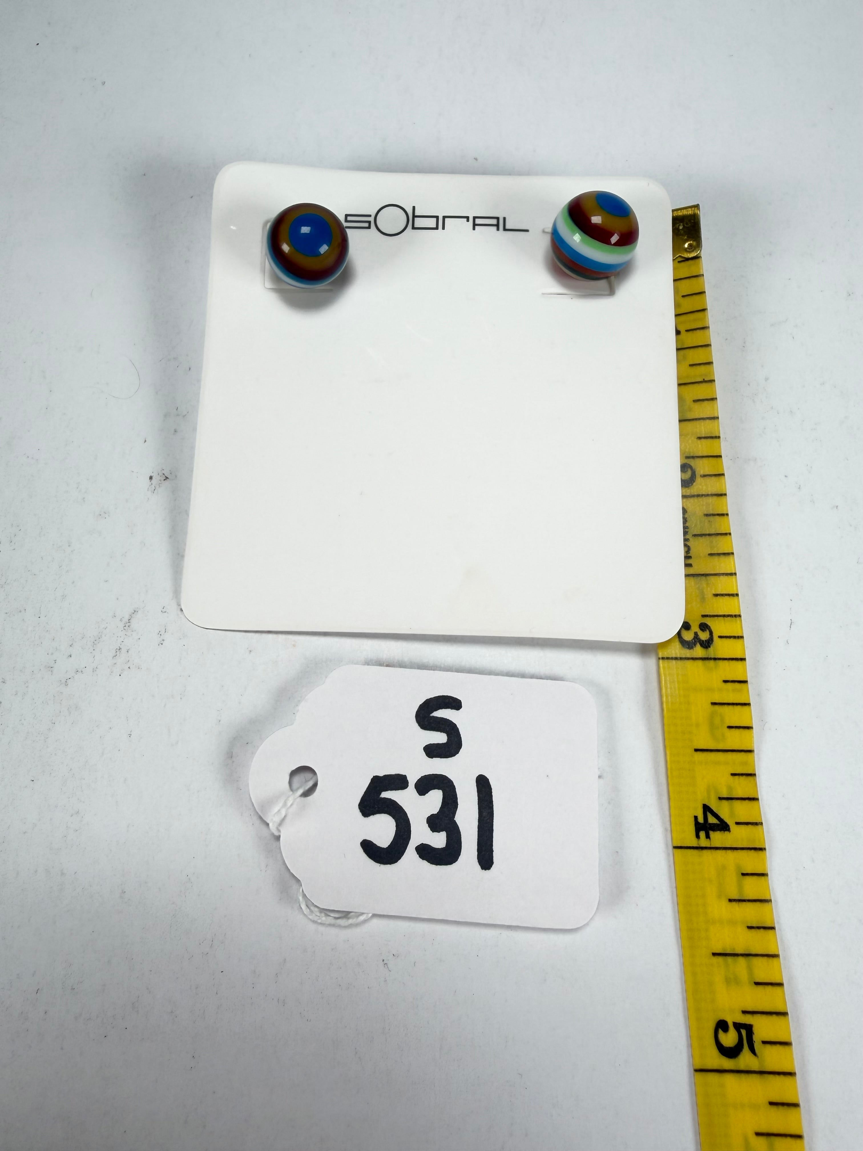 Sobral - Pop Art "Orbitalis" Resin Earrings ( 005456 )